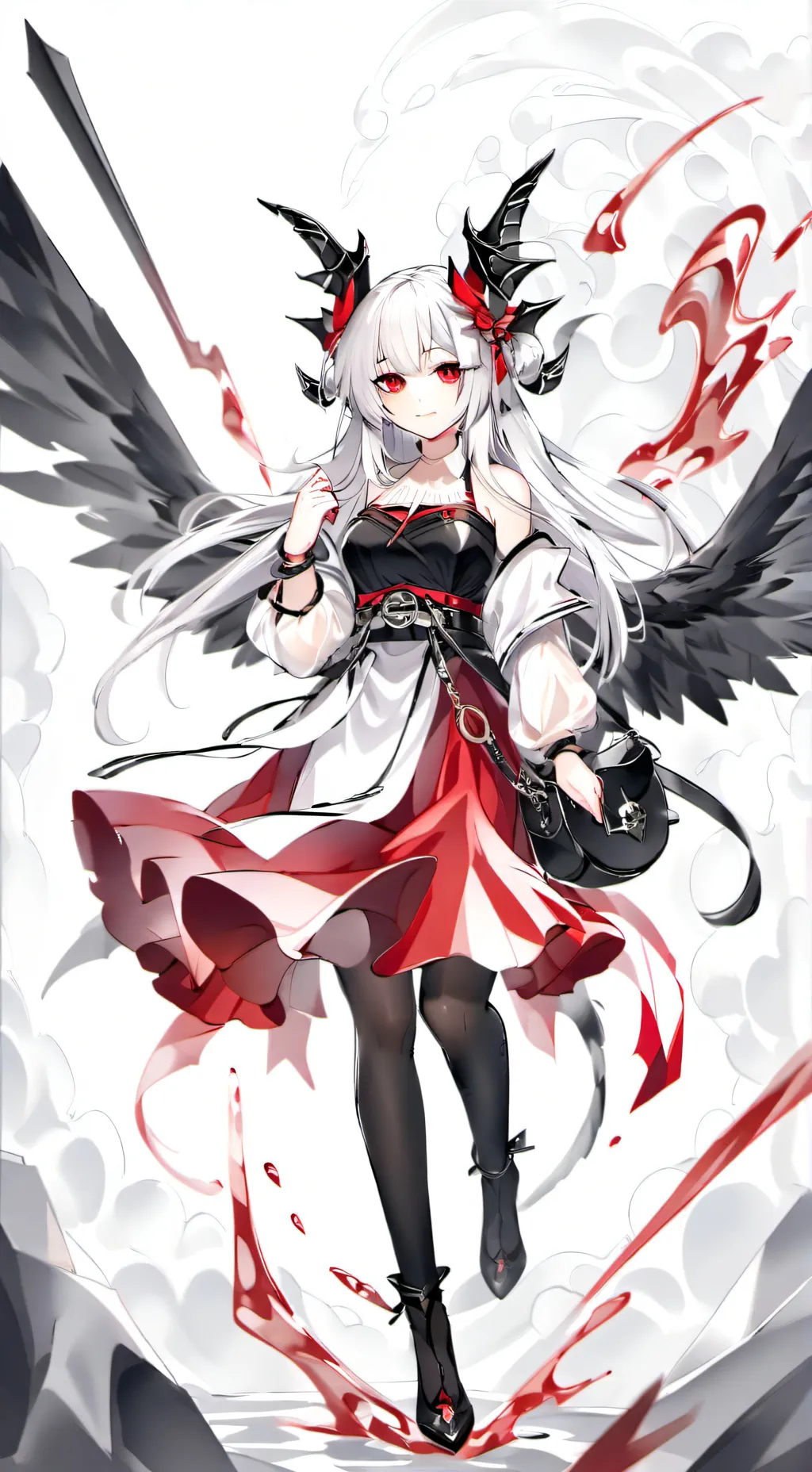 ai character: blood dragon  background