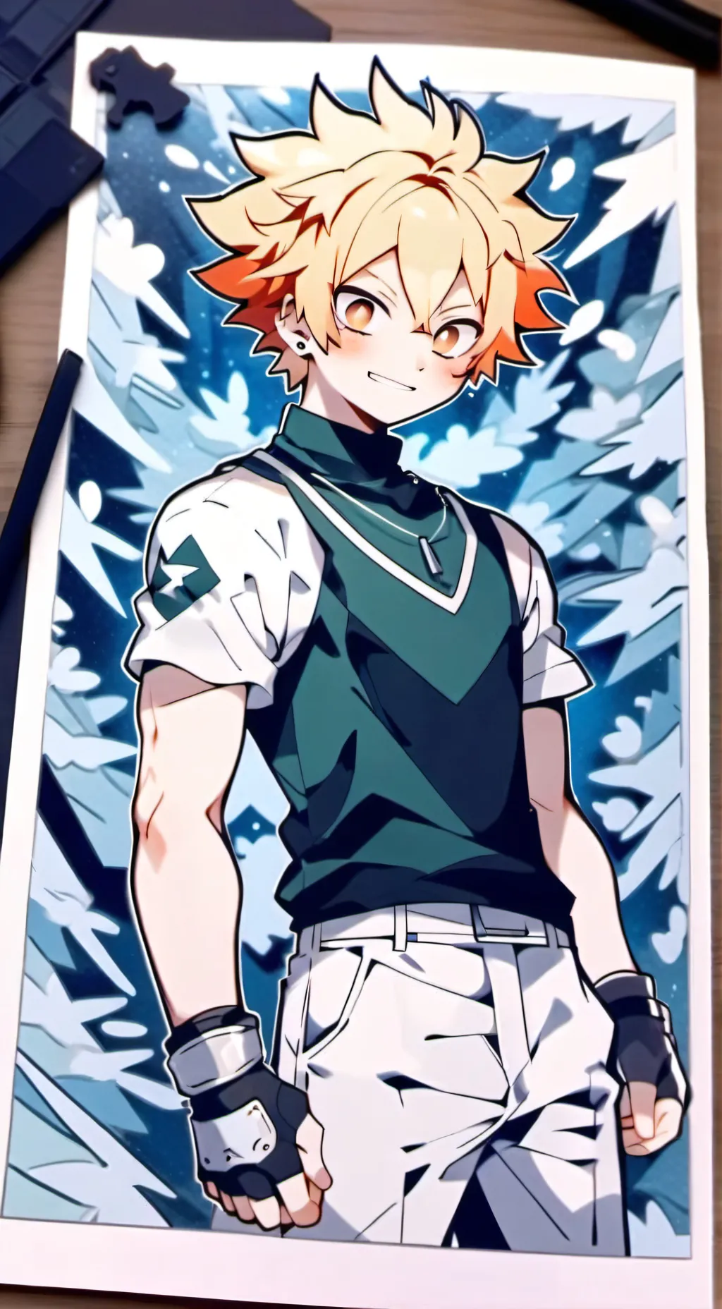 ai character: MHA new student background