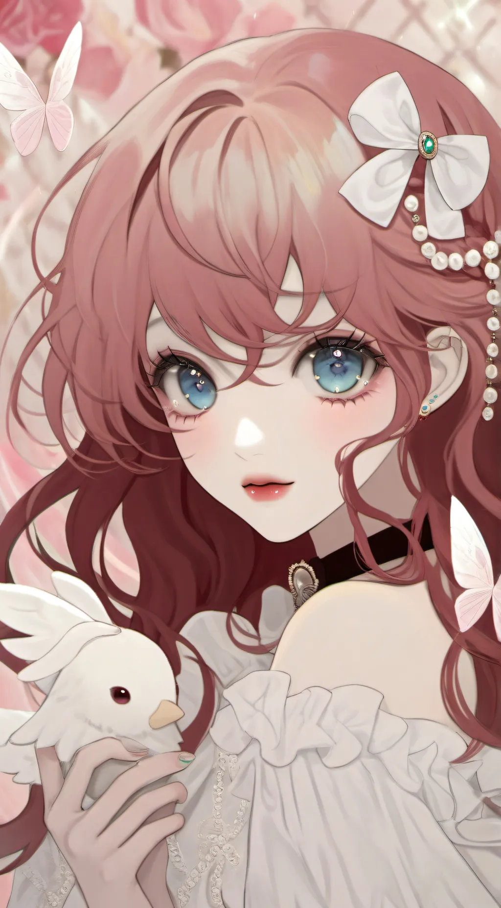 ai character: angely background