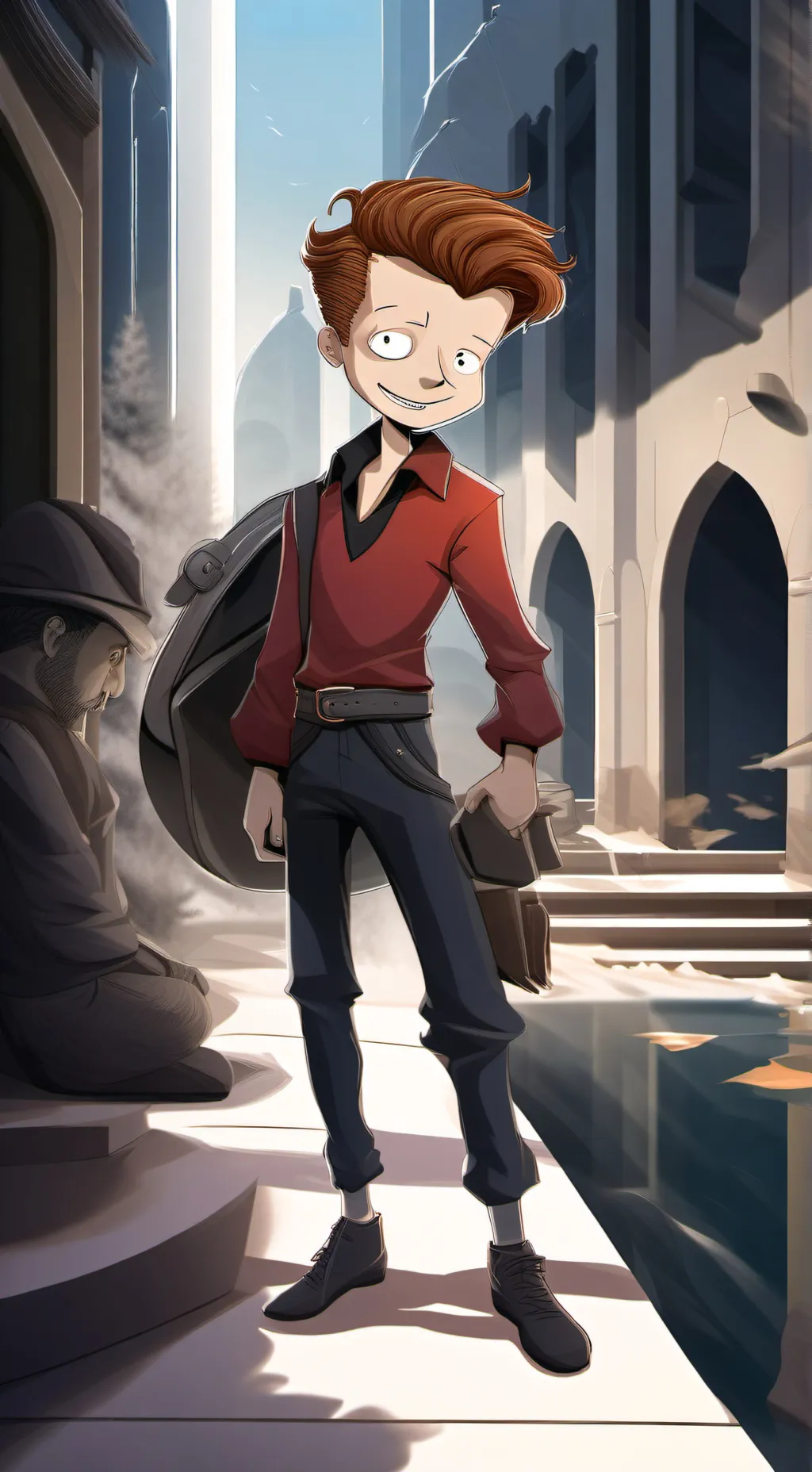 ai character: Phil DeVille  background