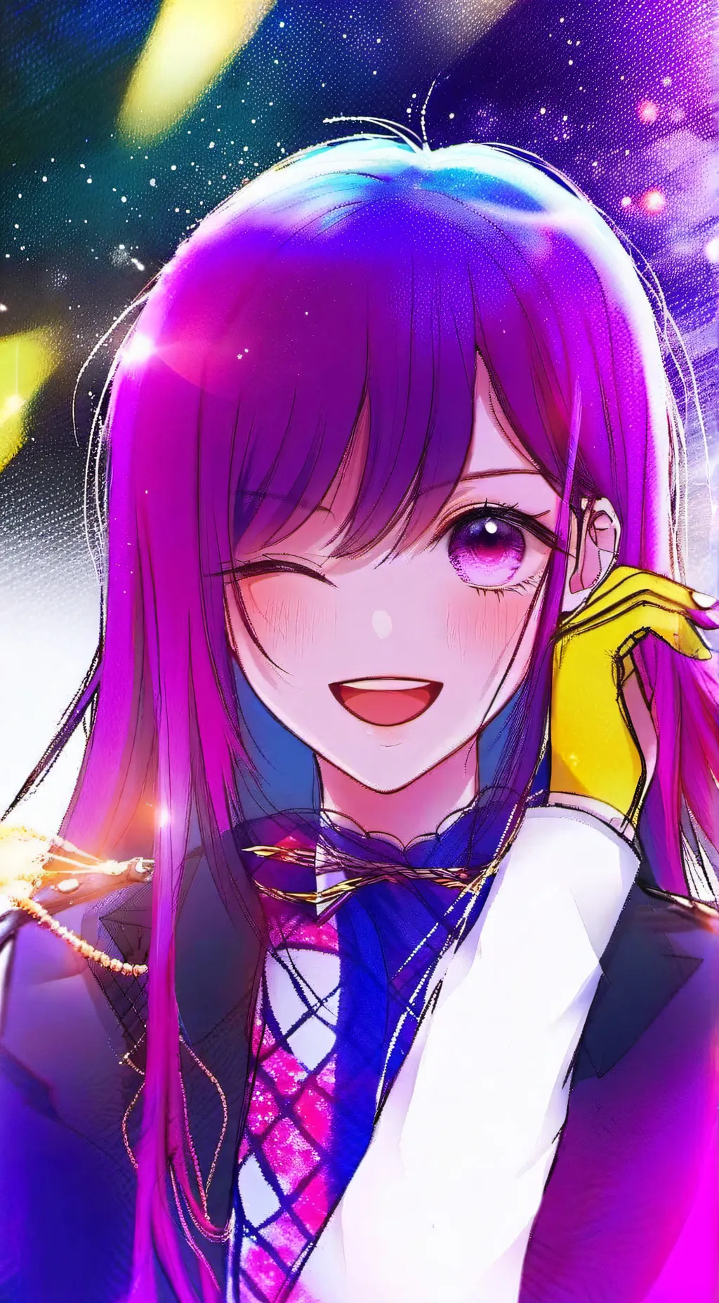 ai character: Oshi No Ko background