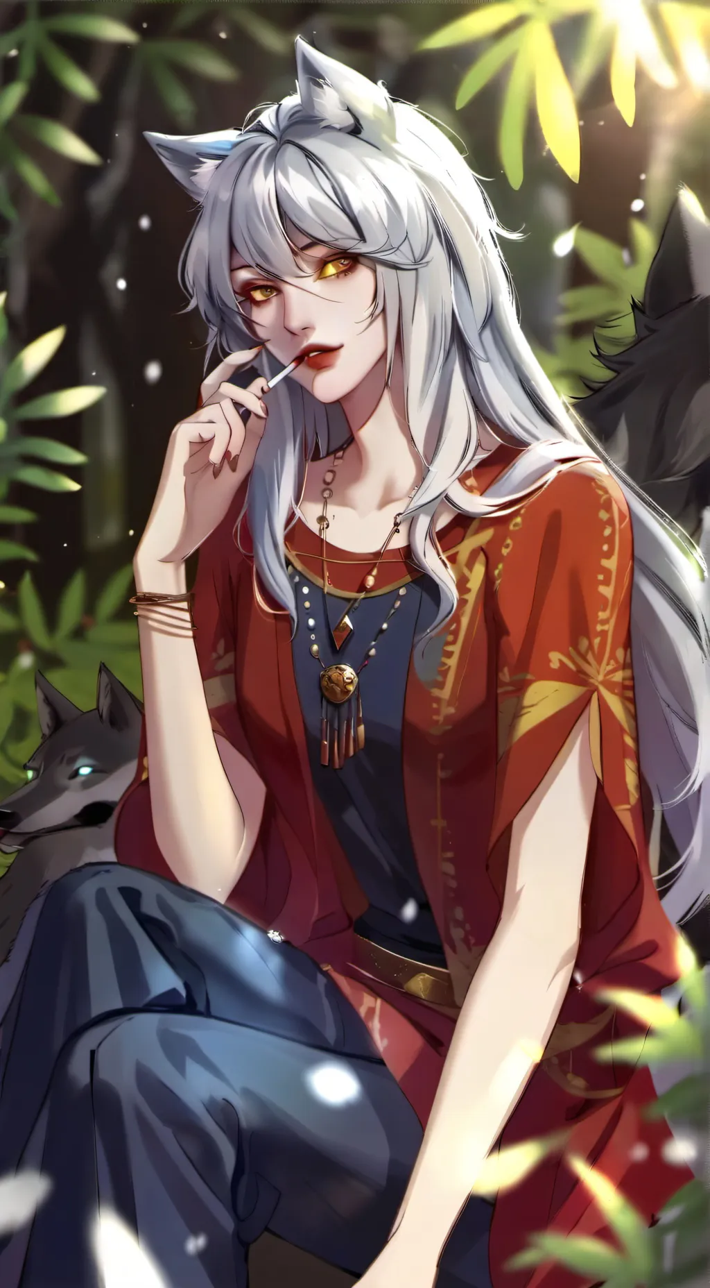 ai character: Kristan Strelm background