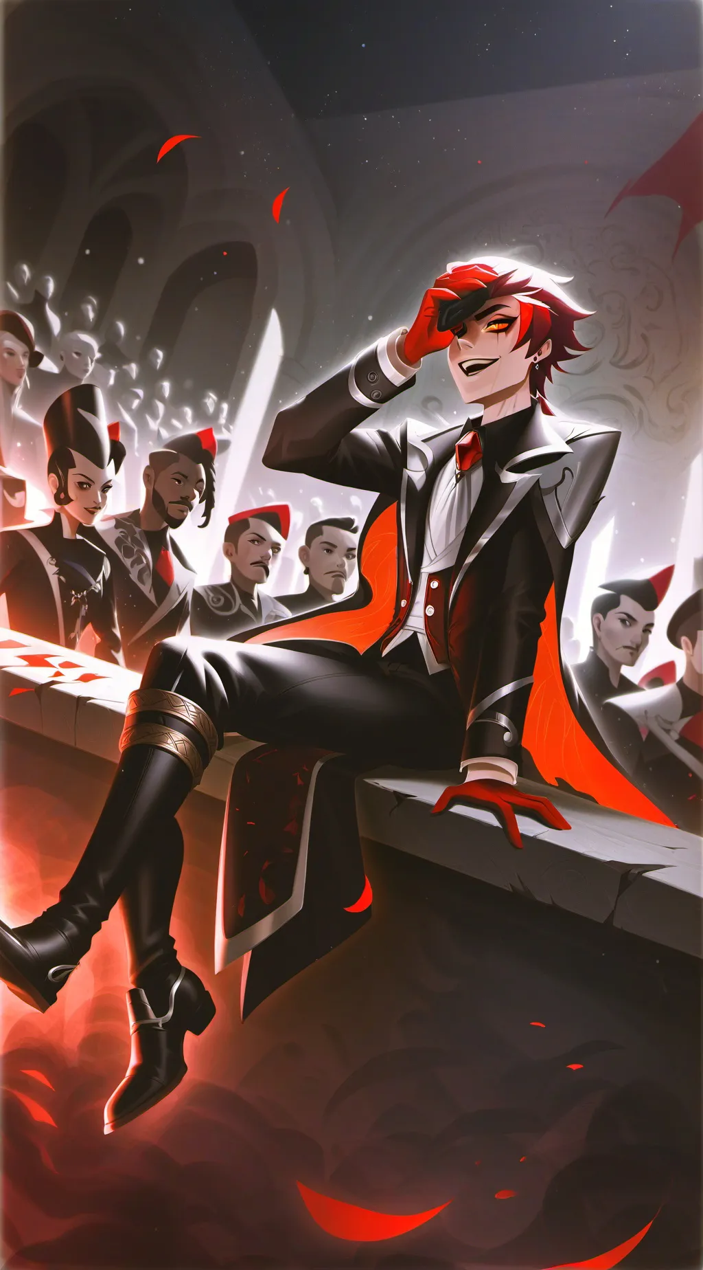 ai character: Alastor  background