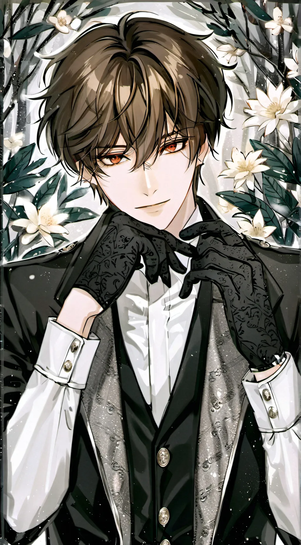 ai character: Zander🖤💤✨ background