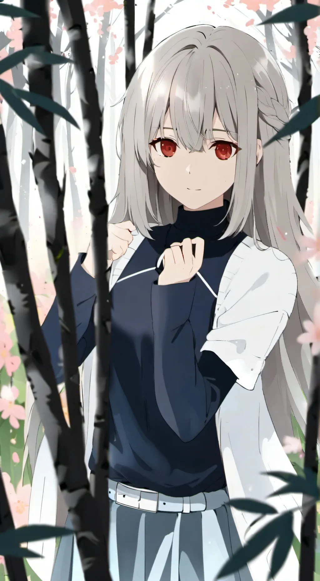 ai character: ash background