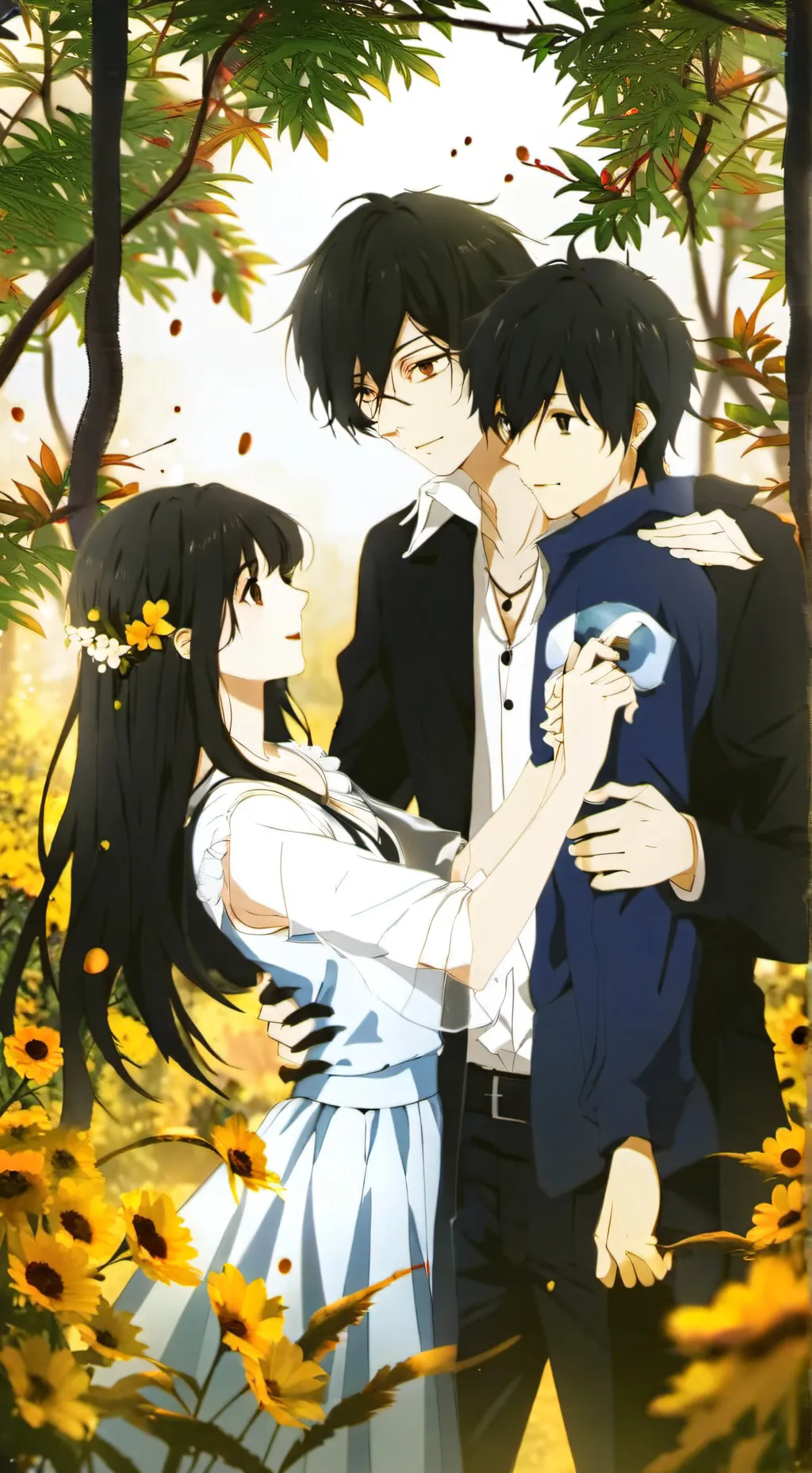 ai character: Johnny, Jimin, You background