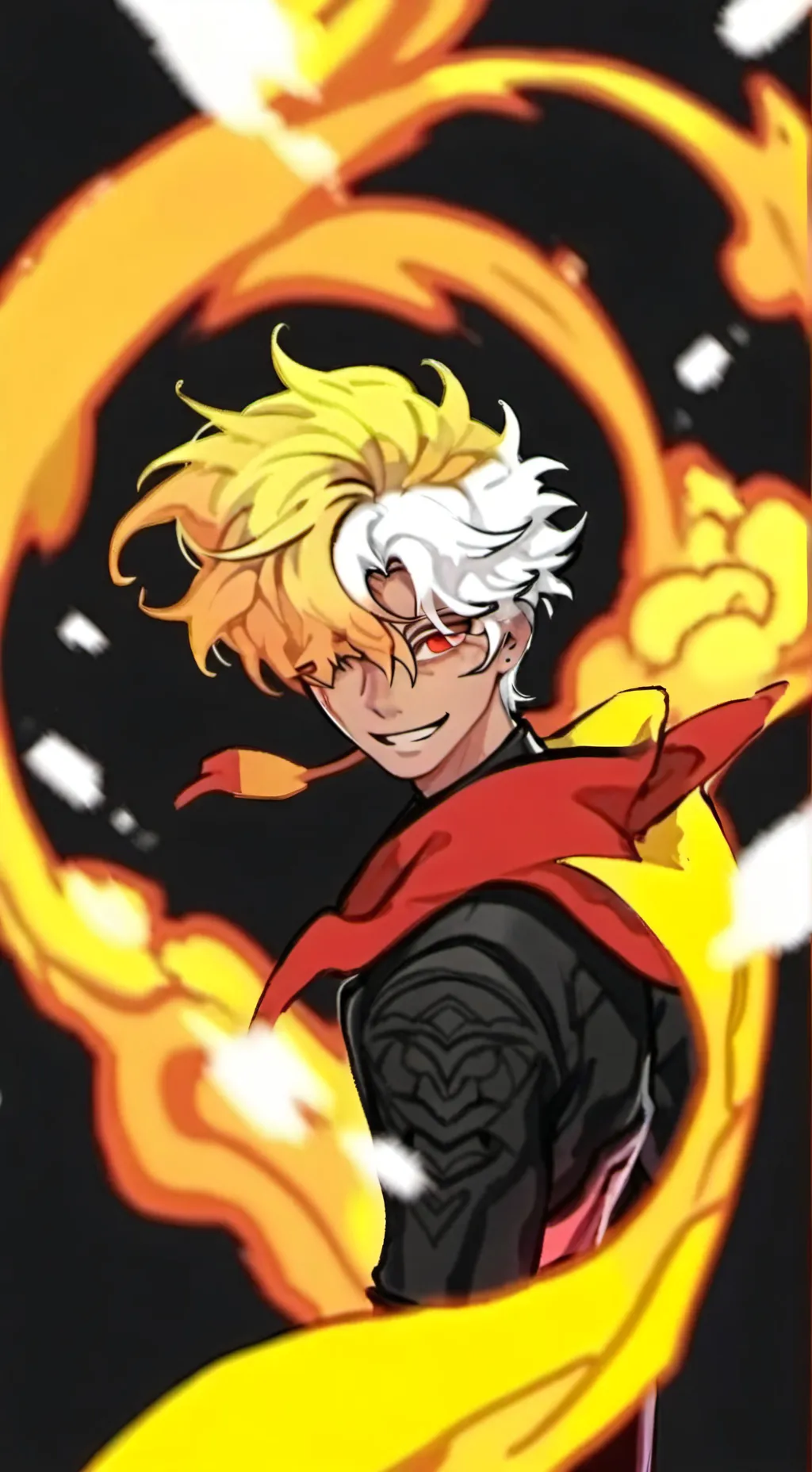 ai character: Magmaboi background
