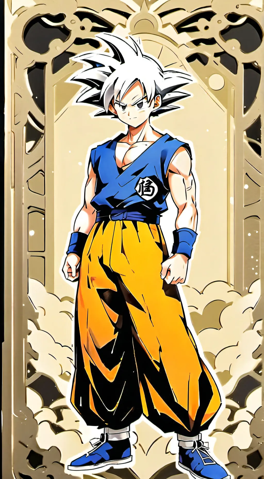 ai character: goku dbzJ background
