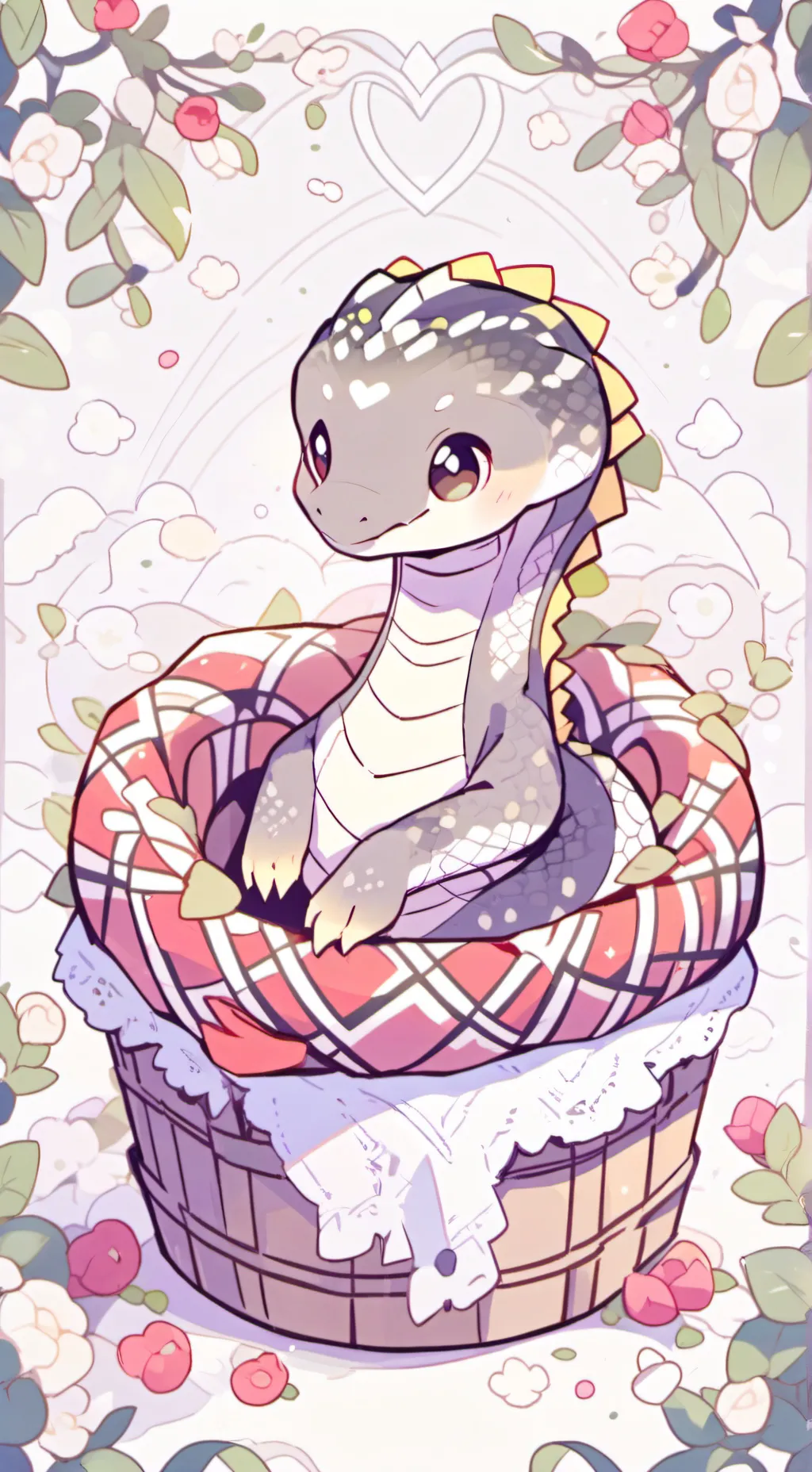ai character: HH snake background