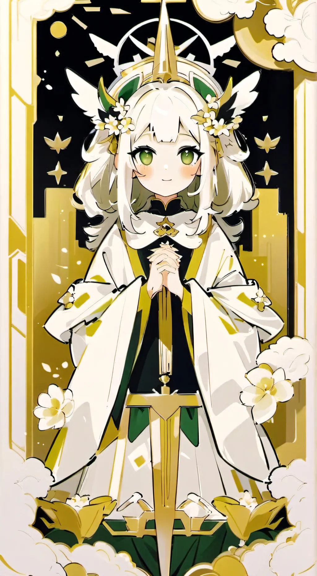 ai character: No name background