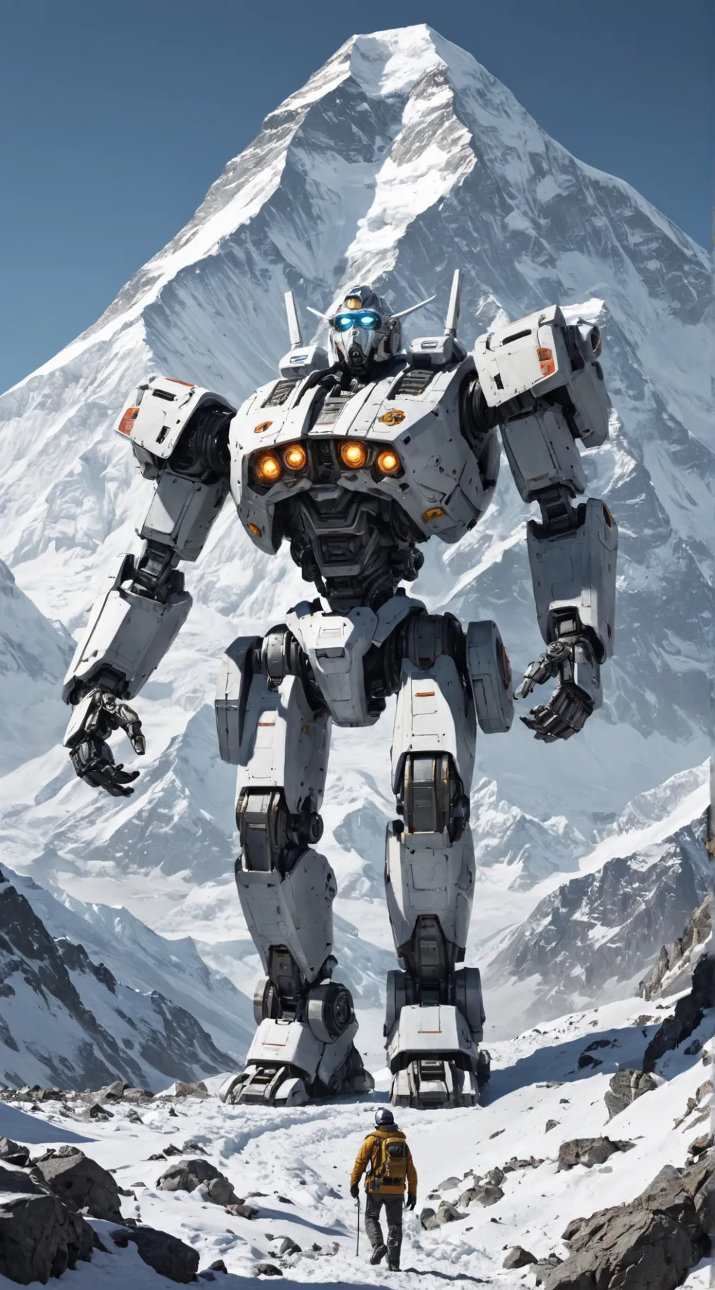 ai character: MountainMan background