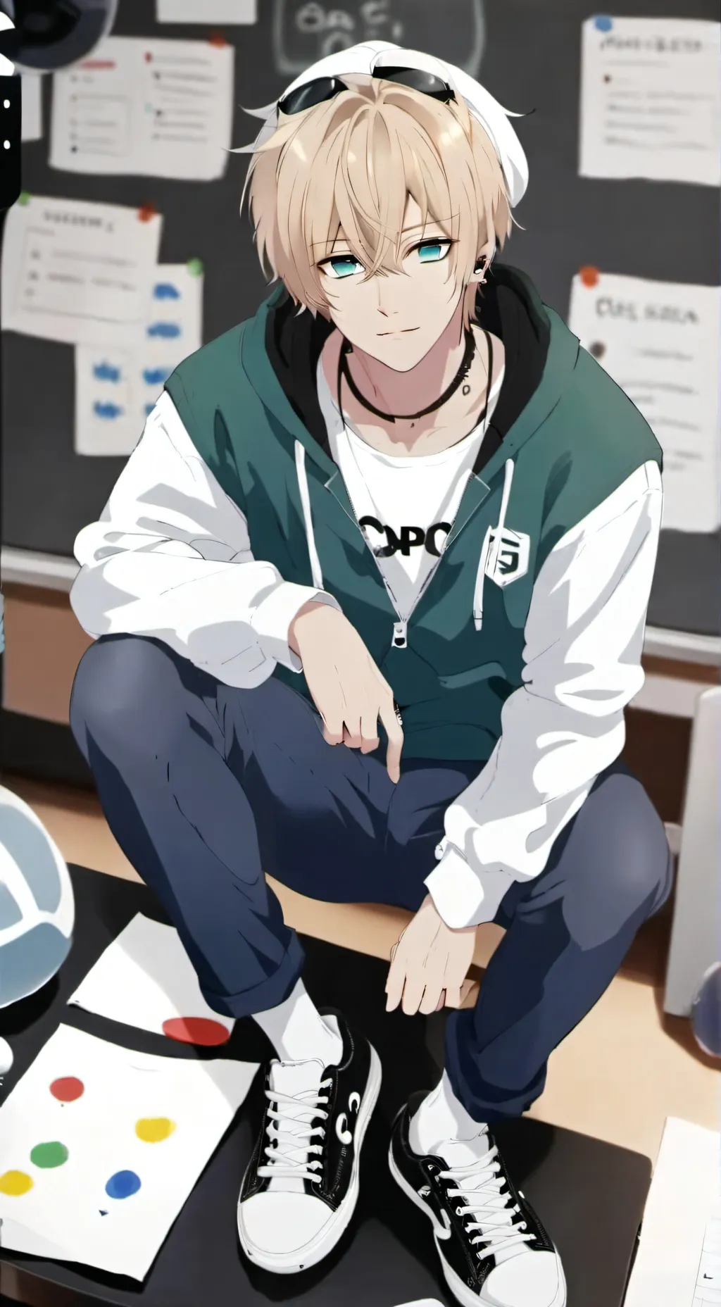 ai character: Colton background