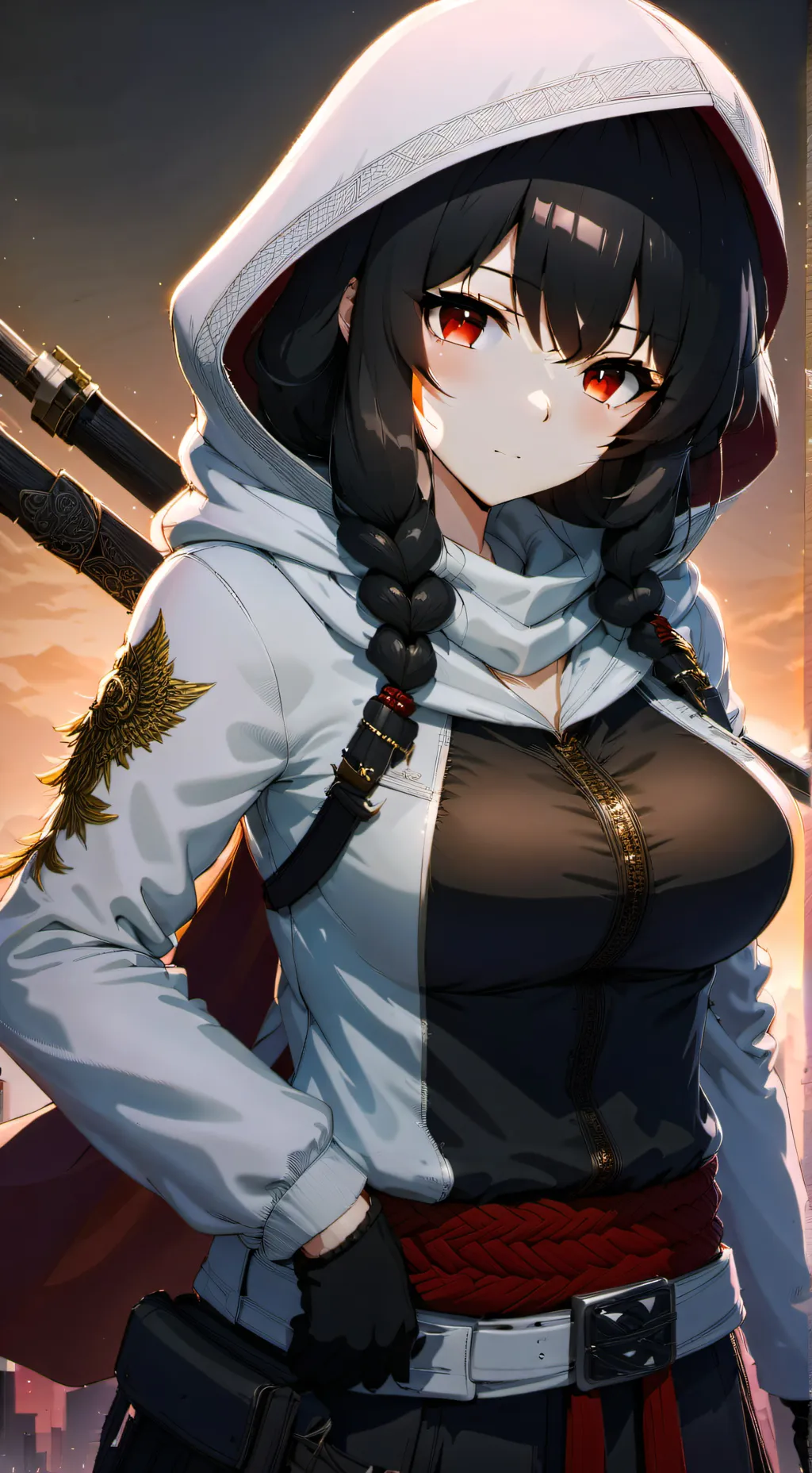 ai character: Sora  background