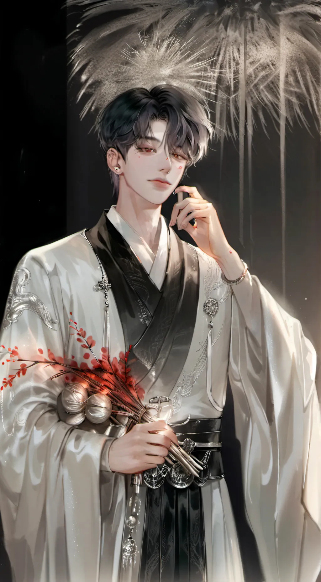 ai character: 논시 background