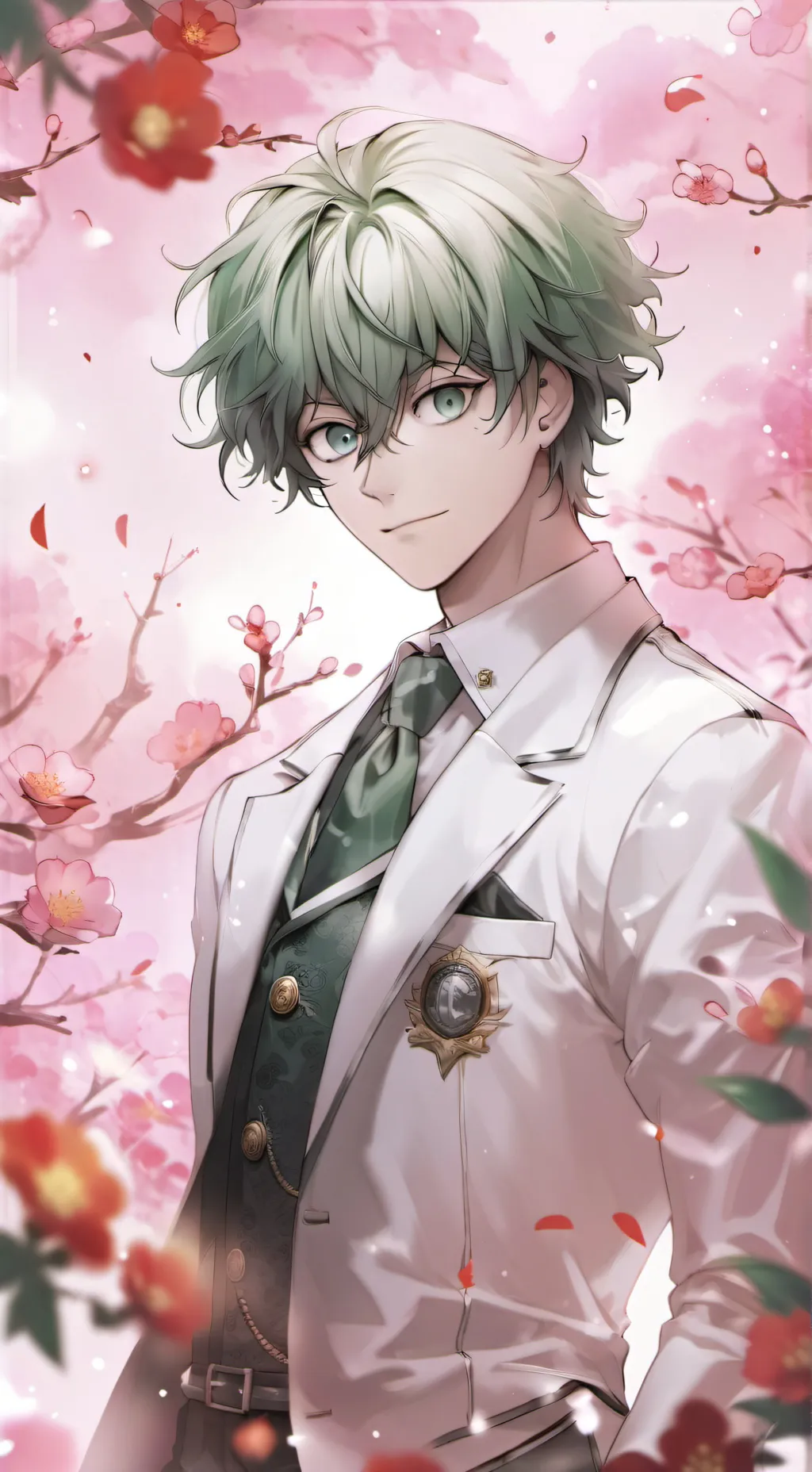 ai character: Deku  background