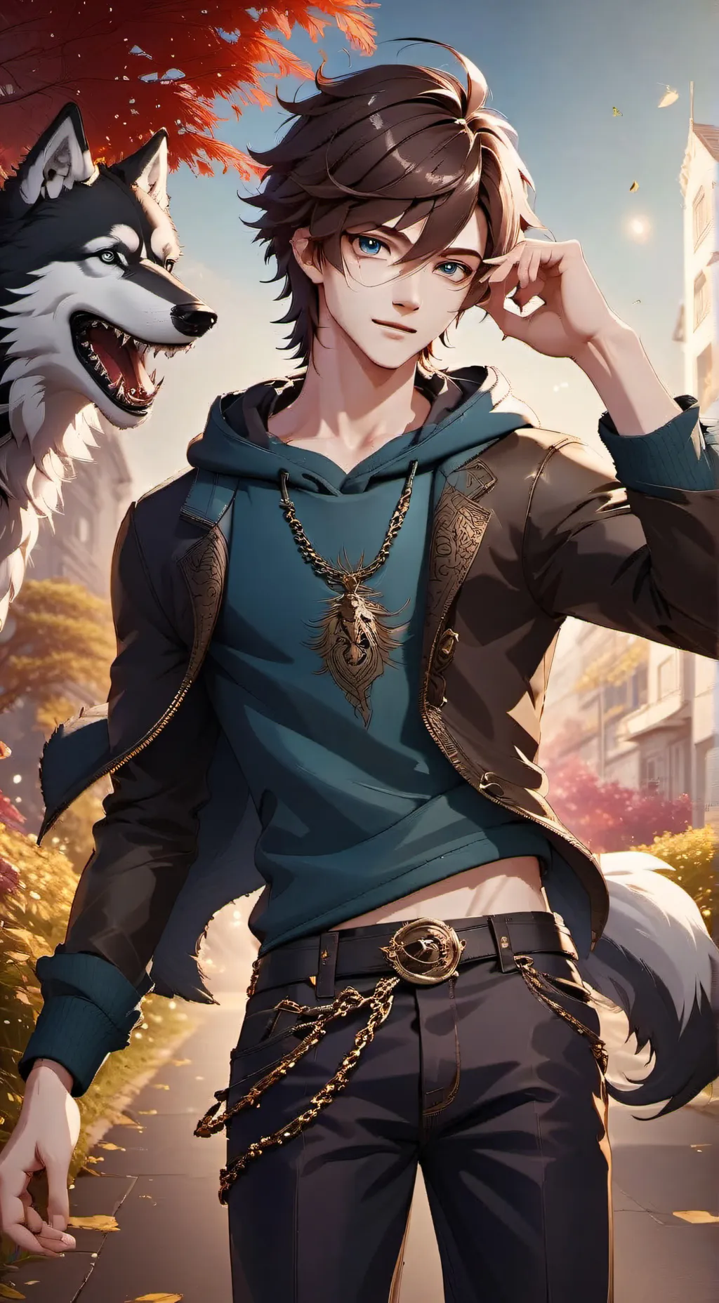 ai character: Lukas Banks background