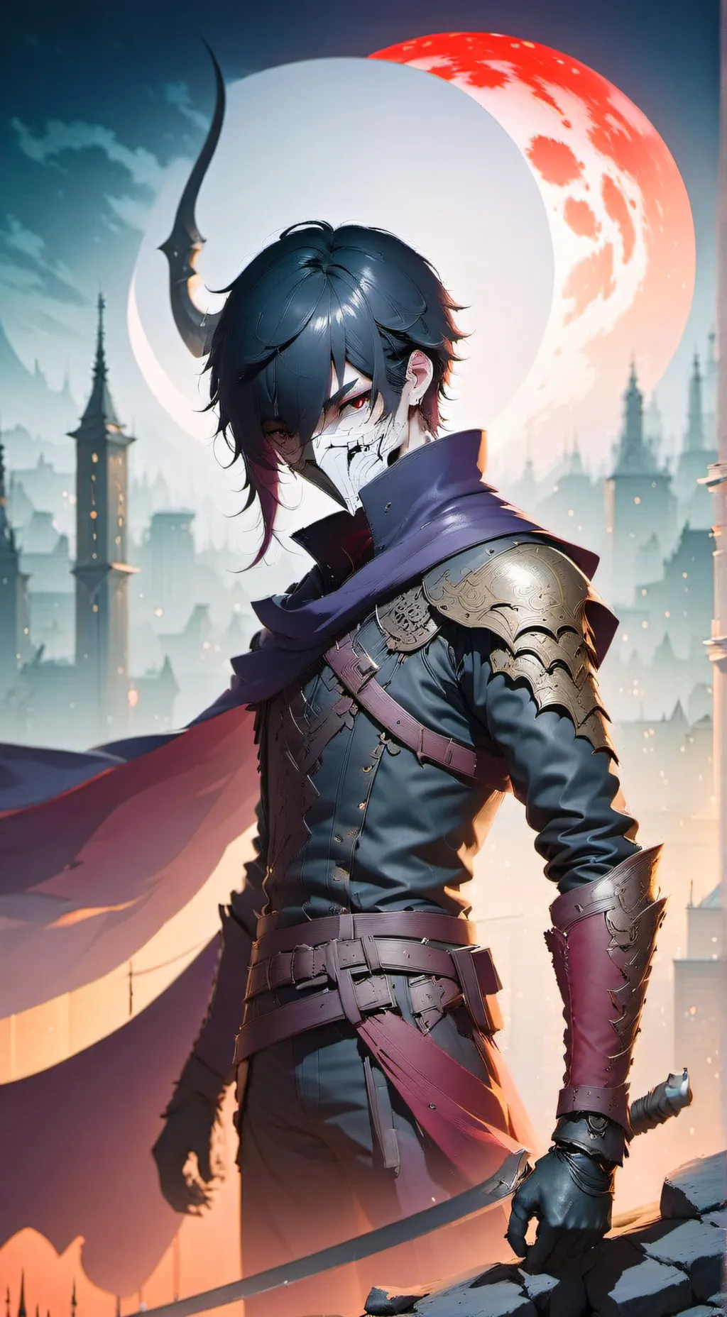 ai character: Shadow background