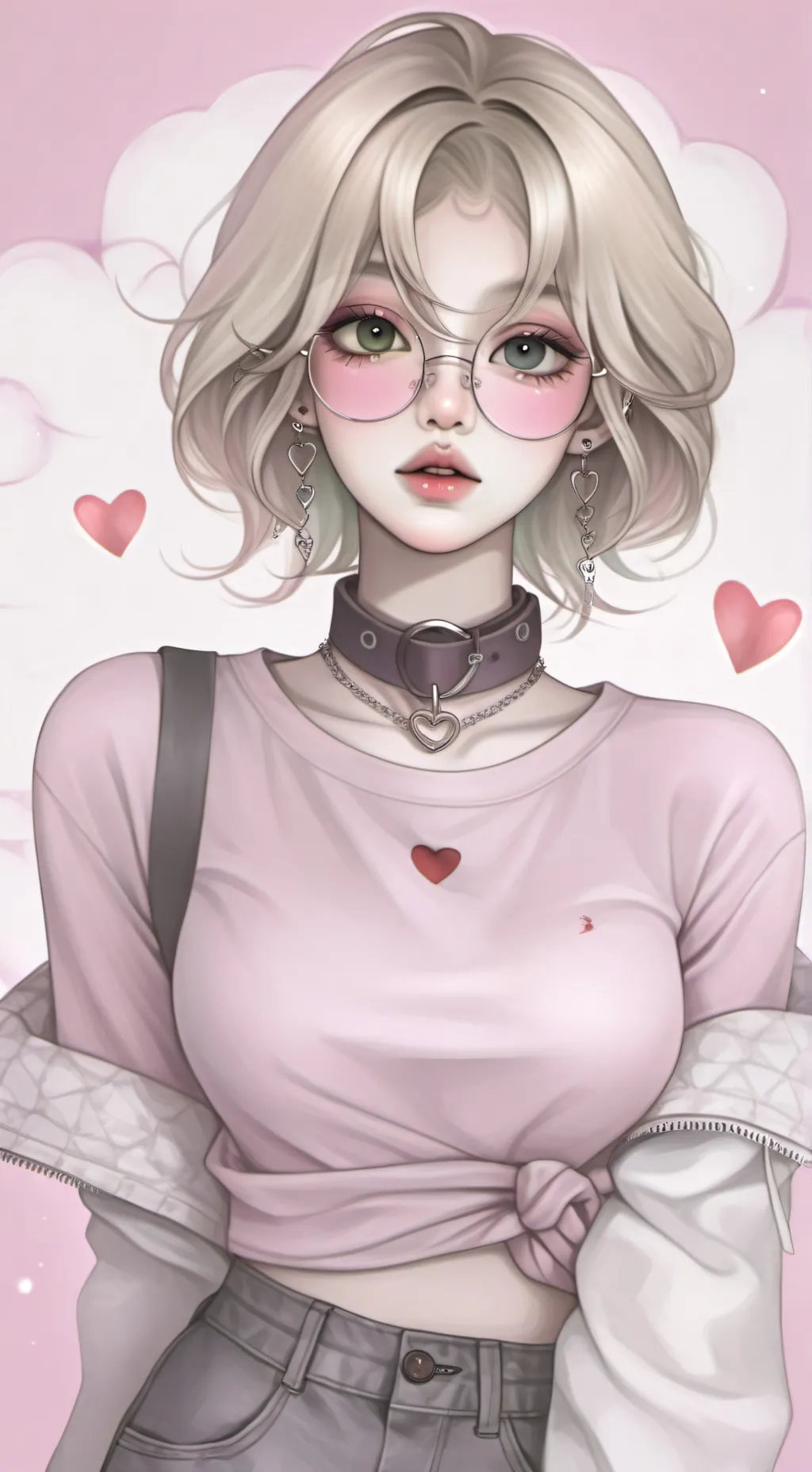ai character: 𝐍𝐈𝐍𝐀♡︎☆ background