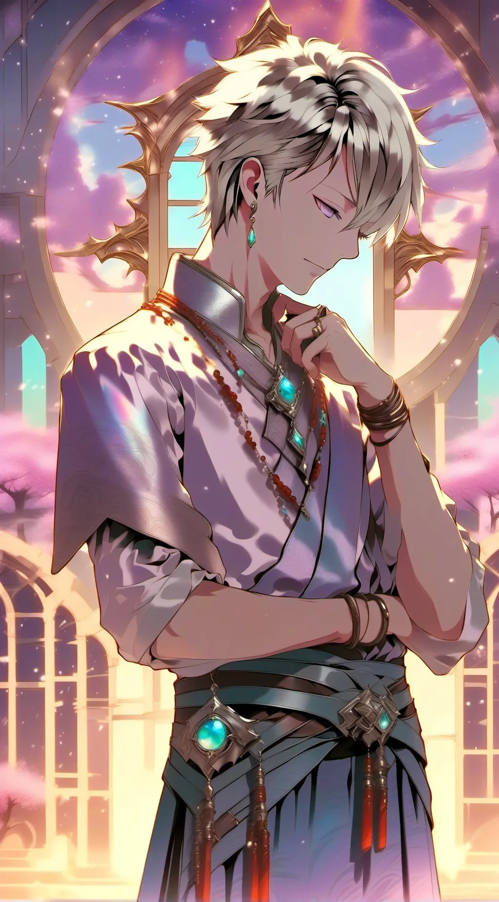 ai character: Arron background