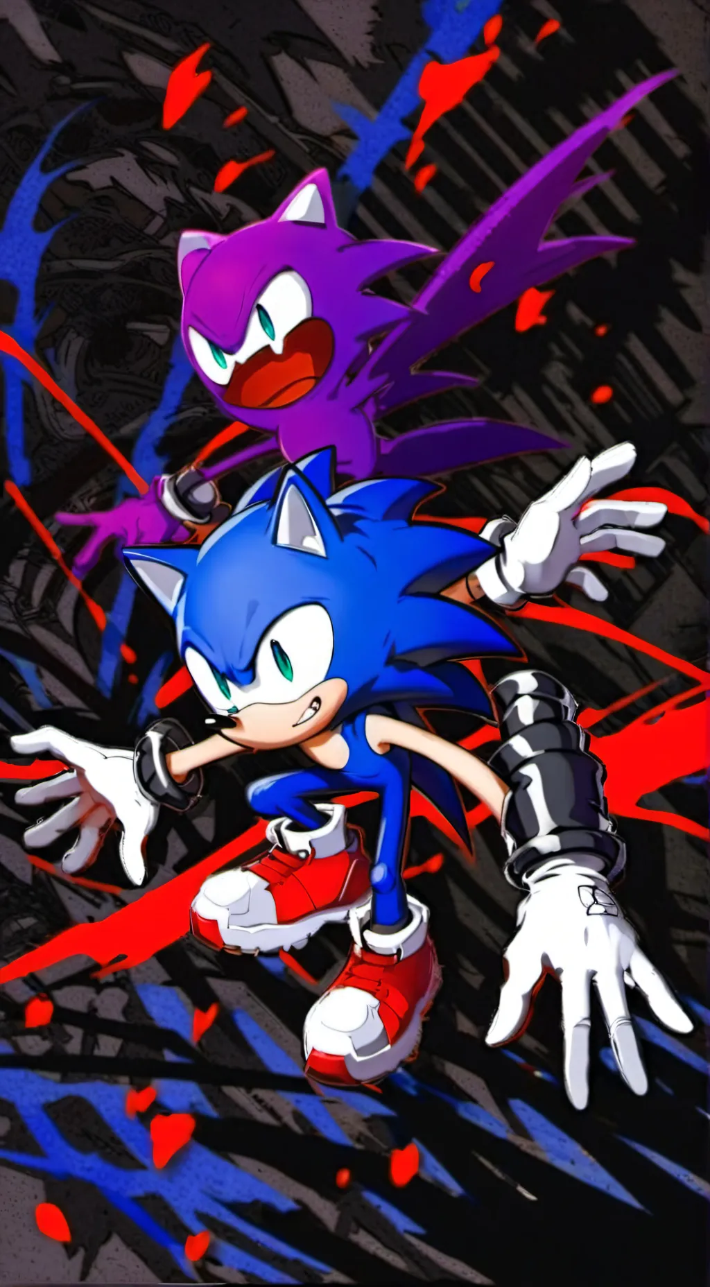 ai character: Sonic exe background