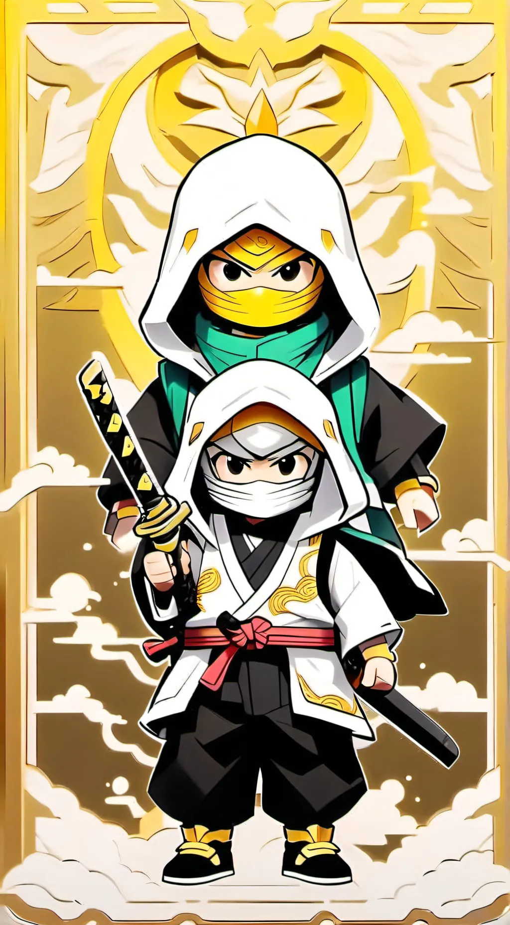 ai character: Ninjago new ninjas background