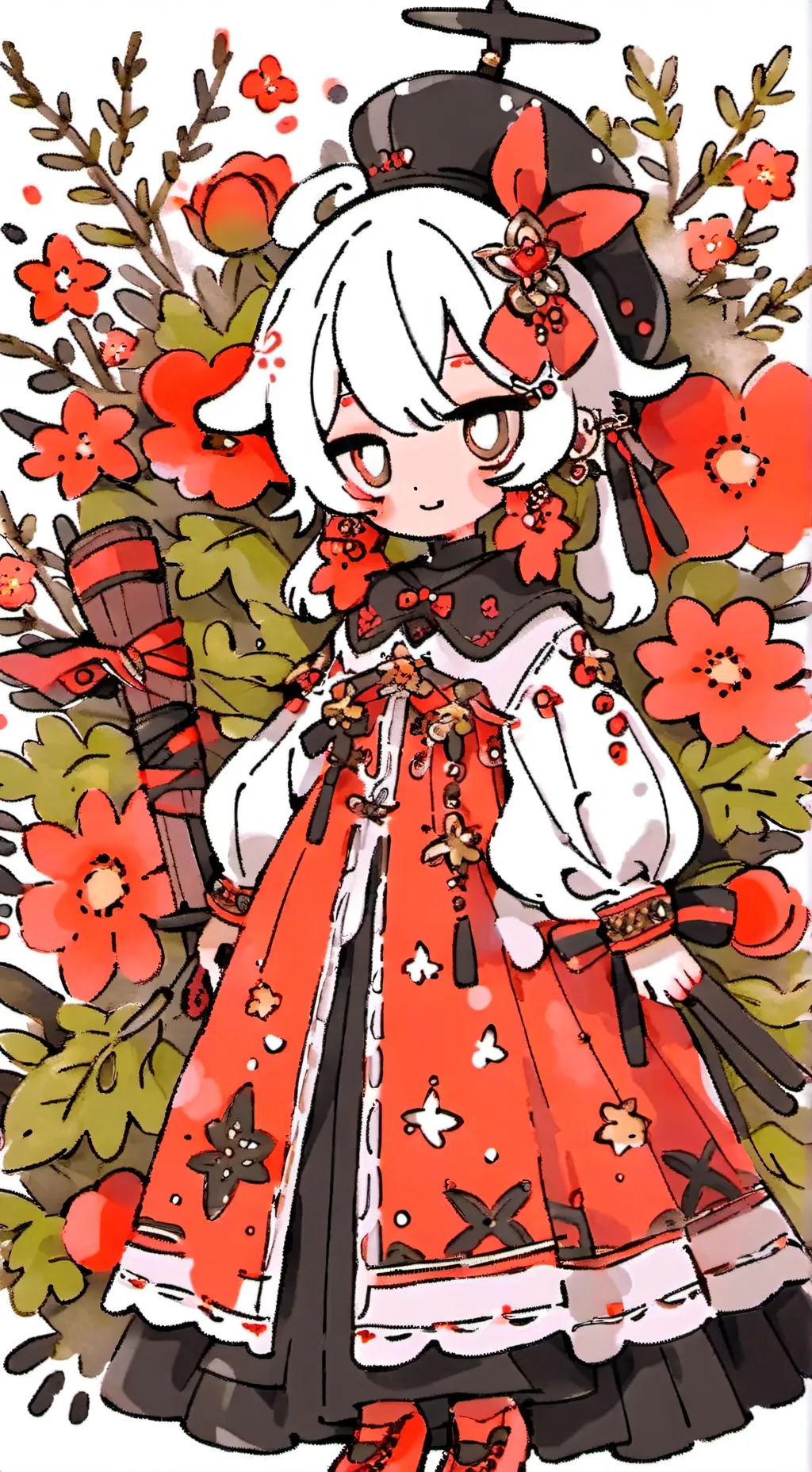 ai character: dw x pibby glitch background