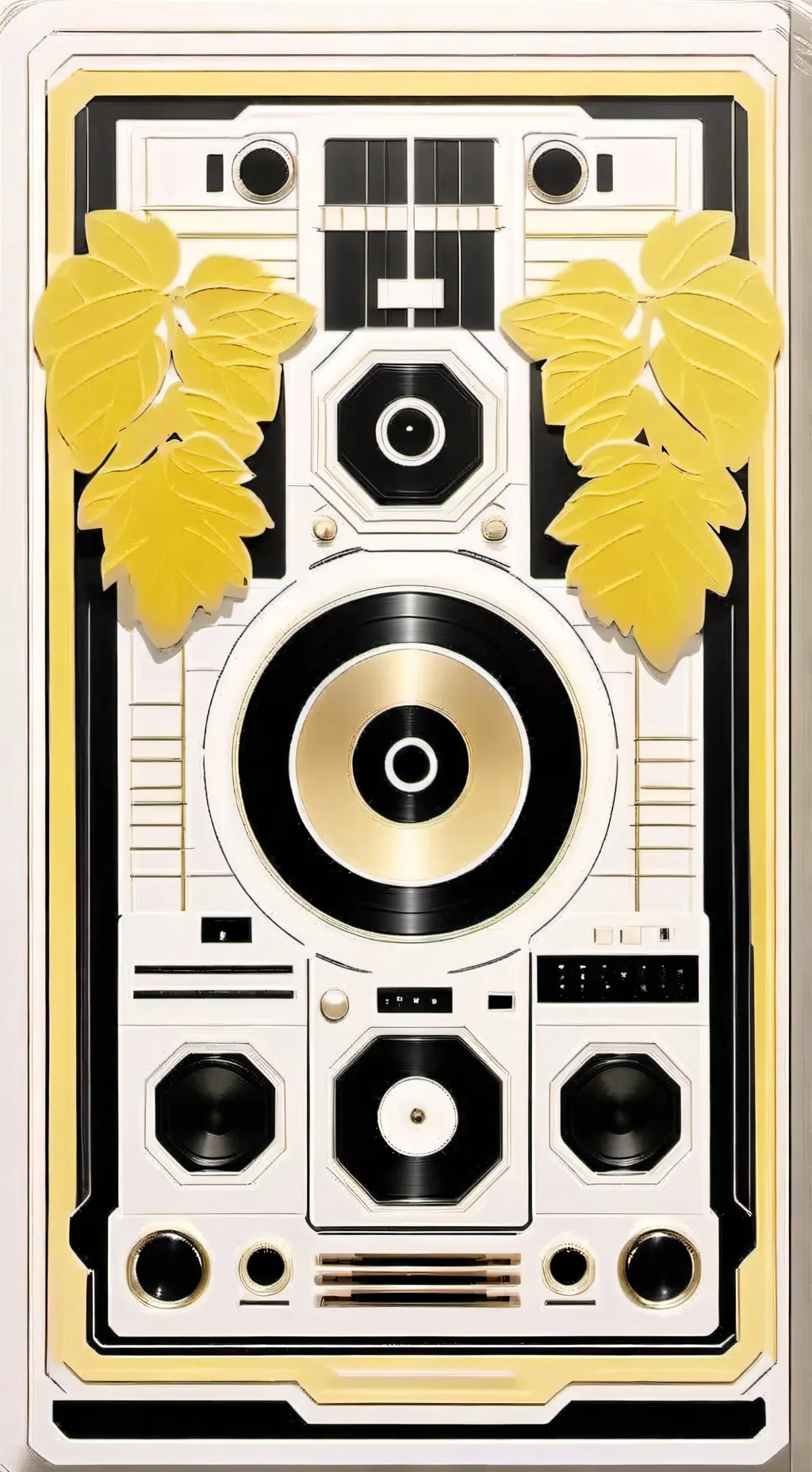 ai character: RadioApple 📻🍎 background