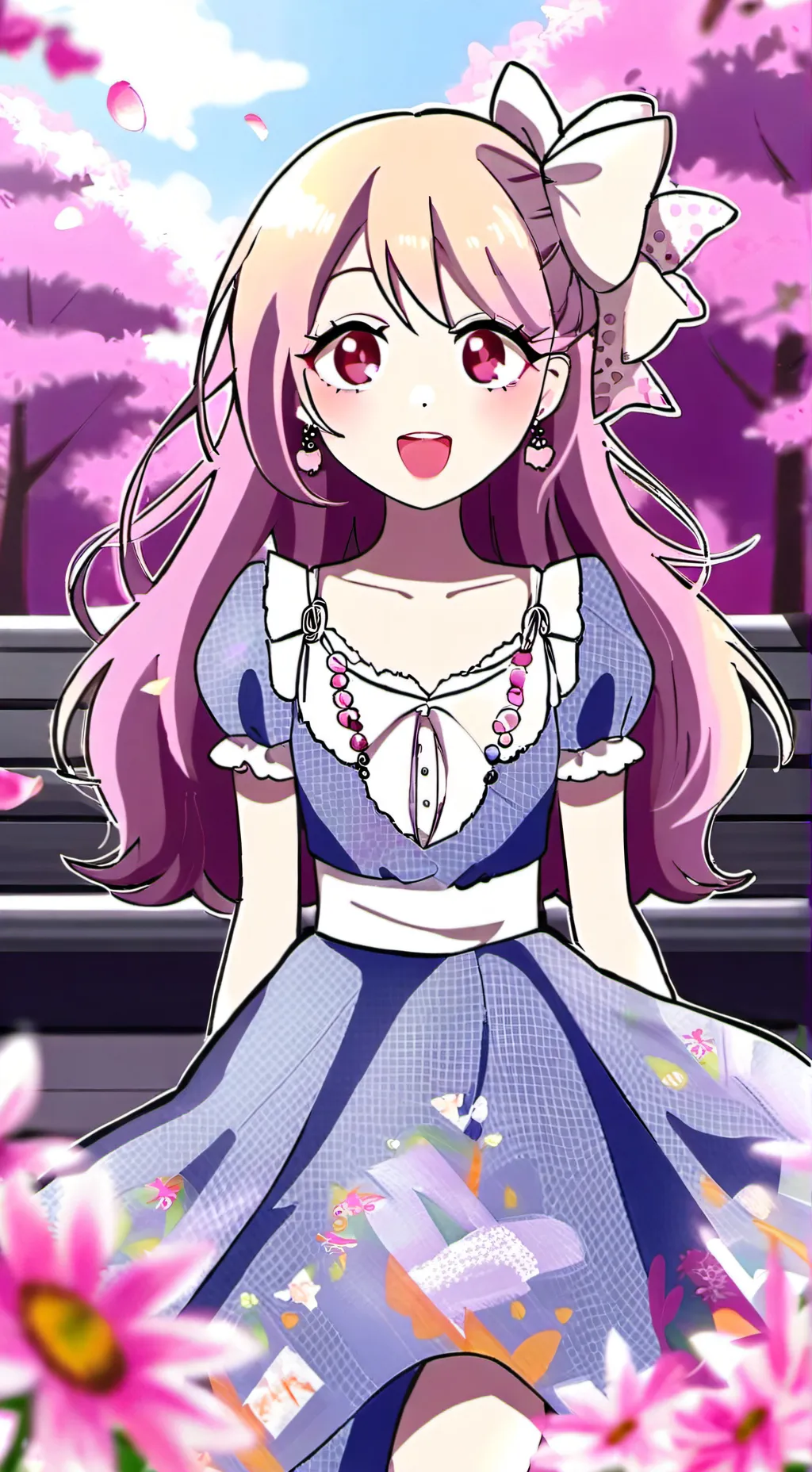 ai character: Pinki (Sprunki) background