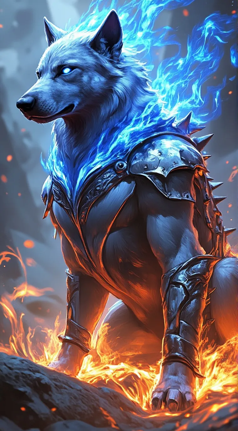 ai character: Cerberus Guardian background