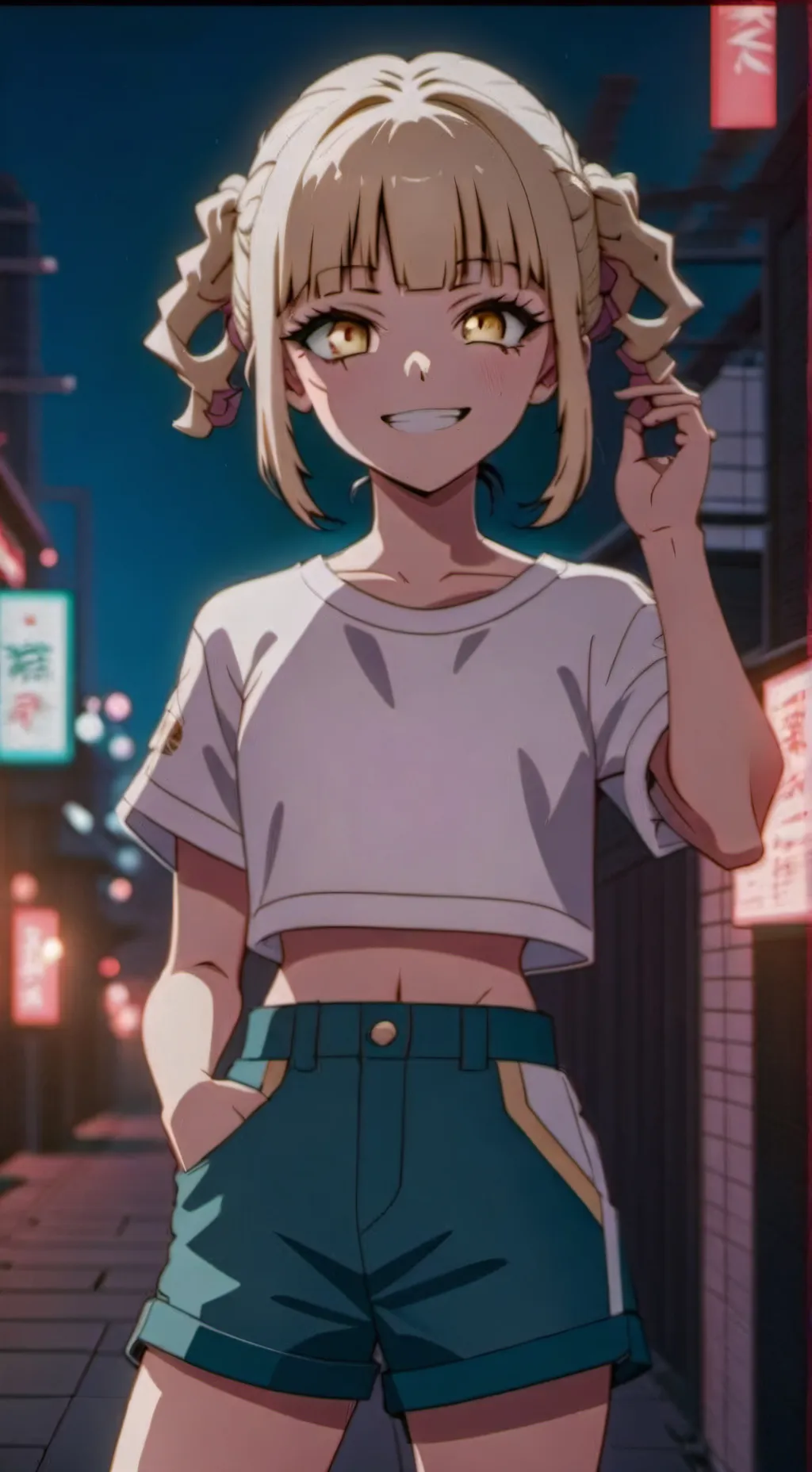 ai character: Himiko toga background
