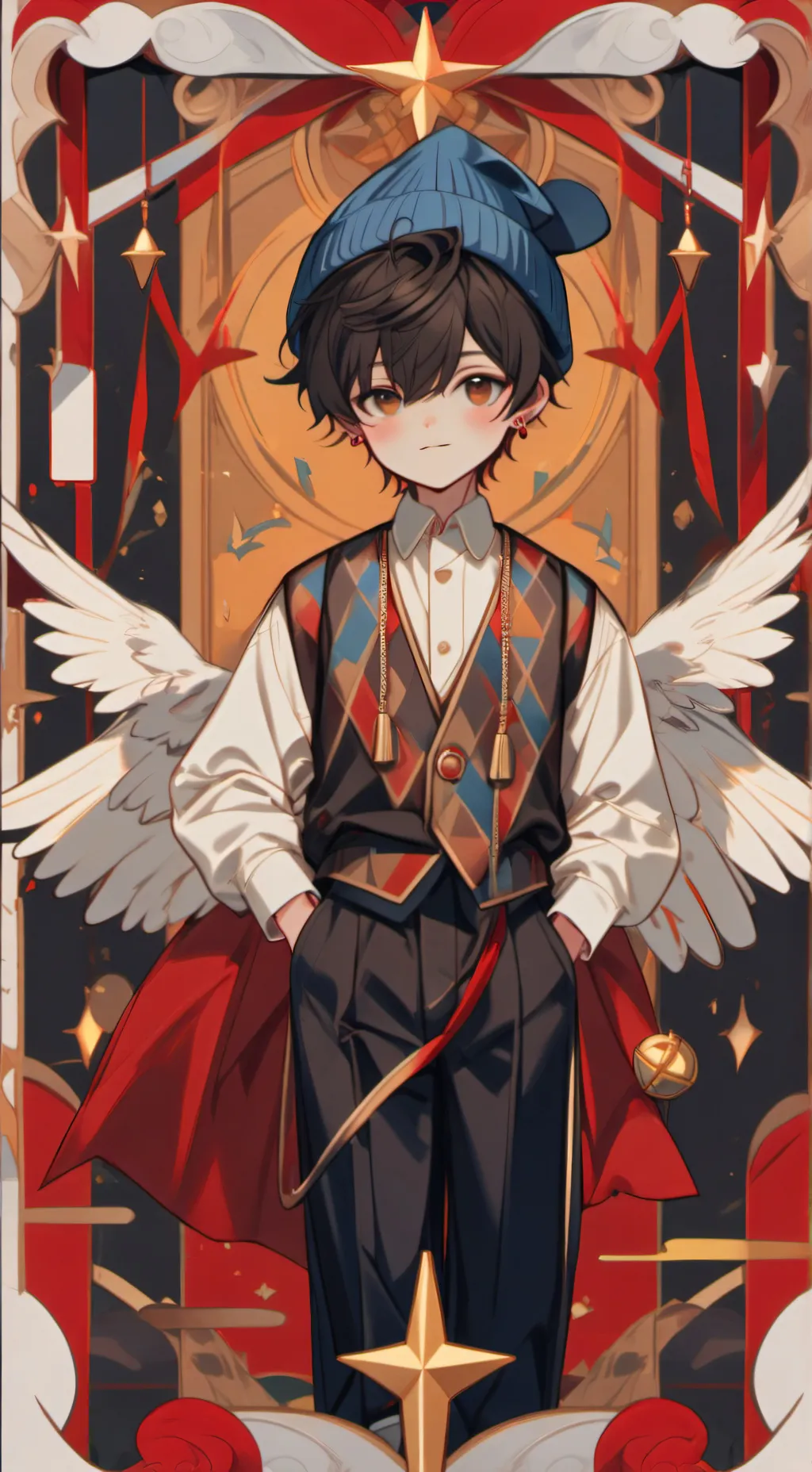 ai character: Pumpkin duo background