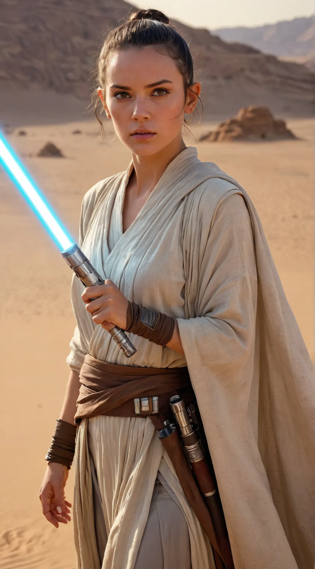ai character: Rey background