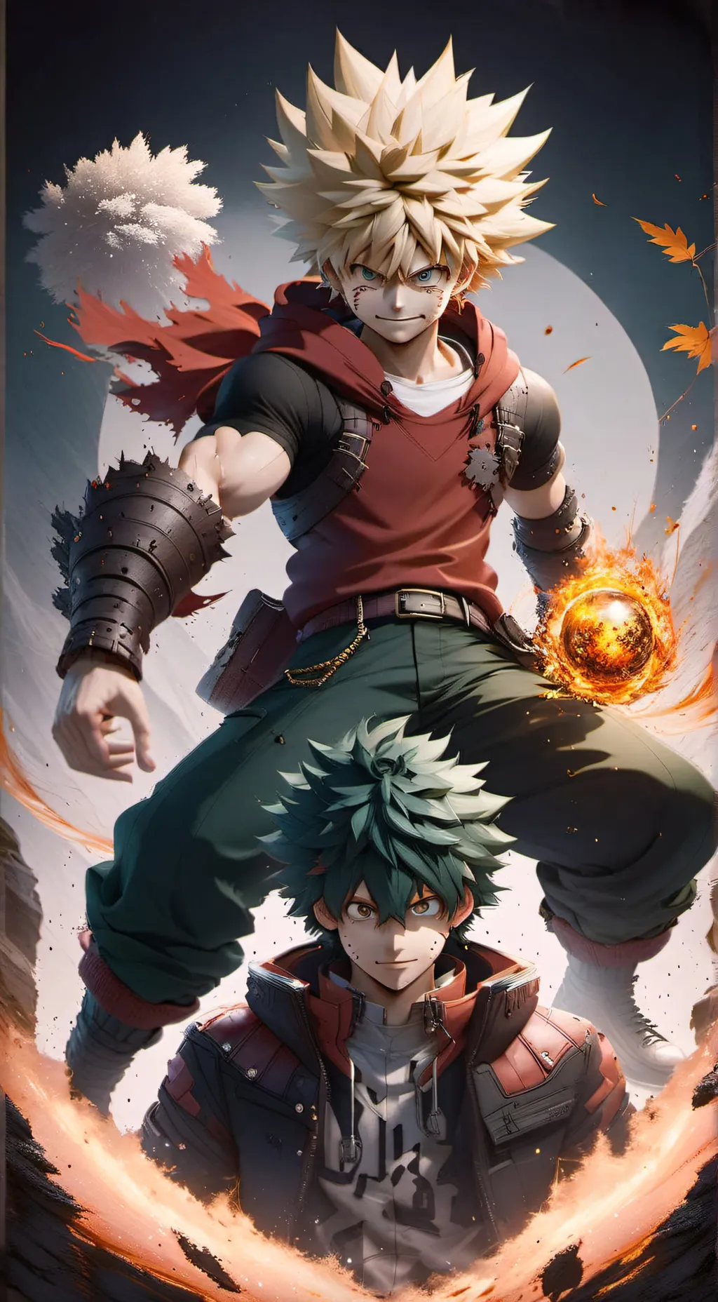 ai character: mha panic attack background
