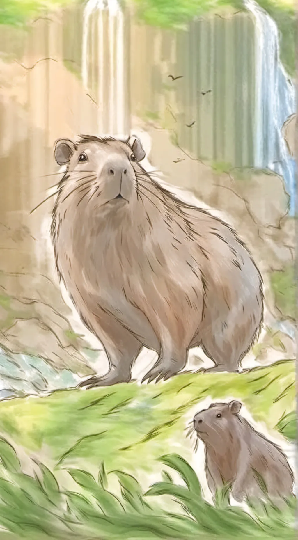 ai character: cabivara background