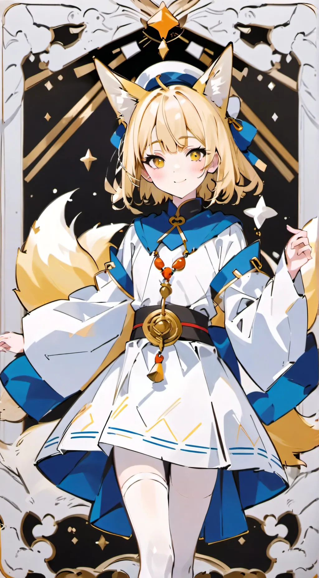 ai character: Kitsune background