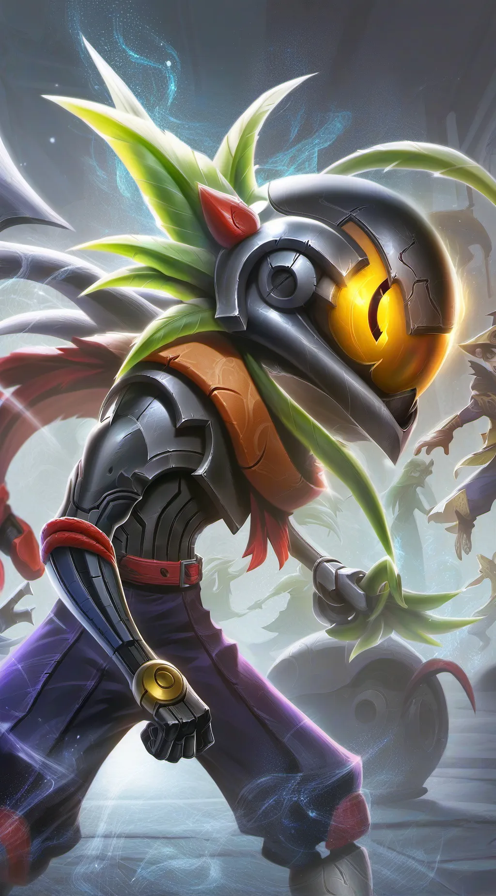 ai character: Goofy Gojo background