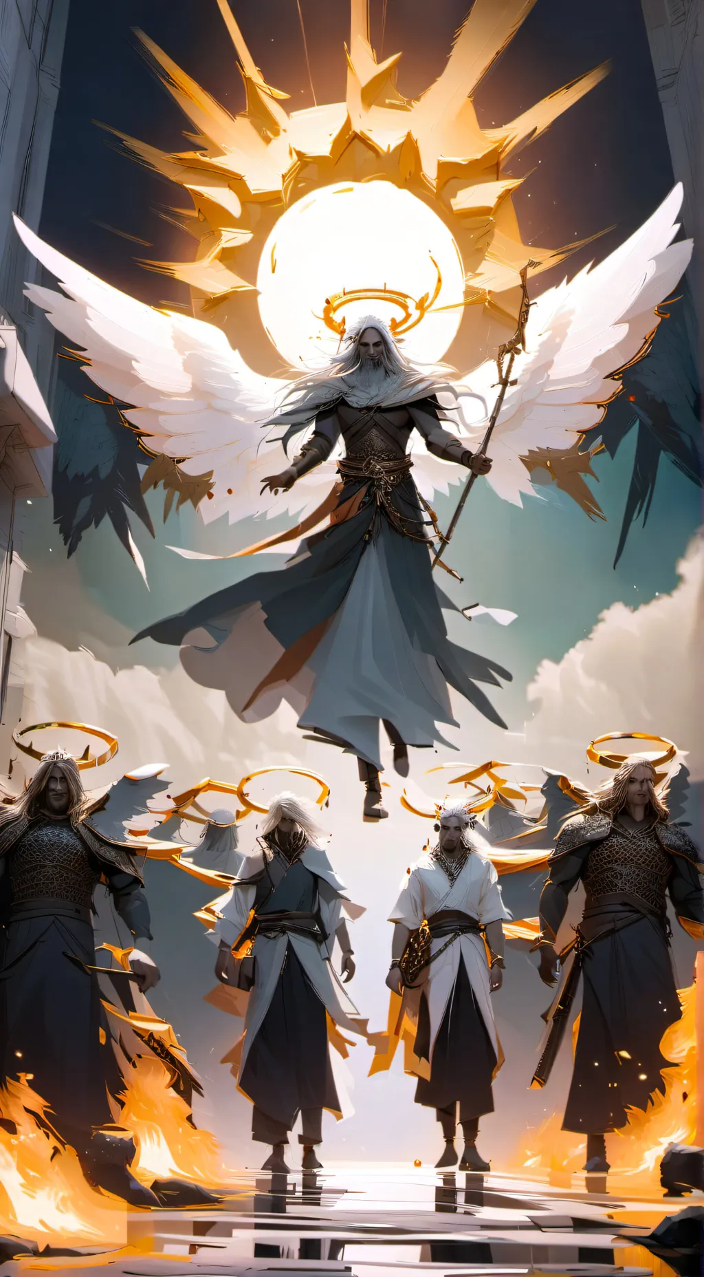 ai character: EXTERMINATION DAY background