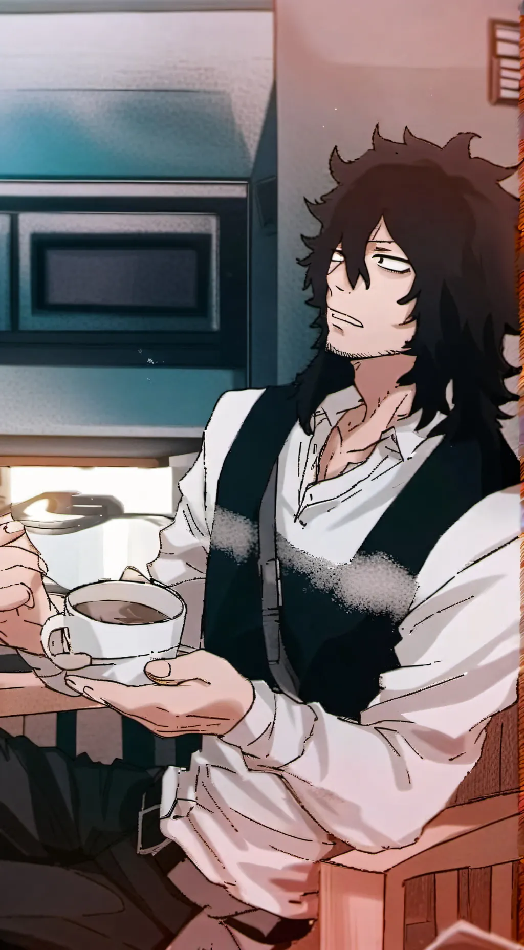 ai character: Dad Aizawa background