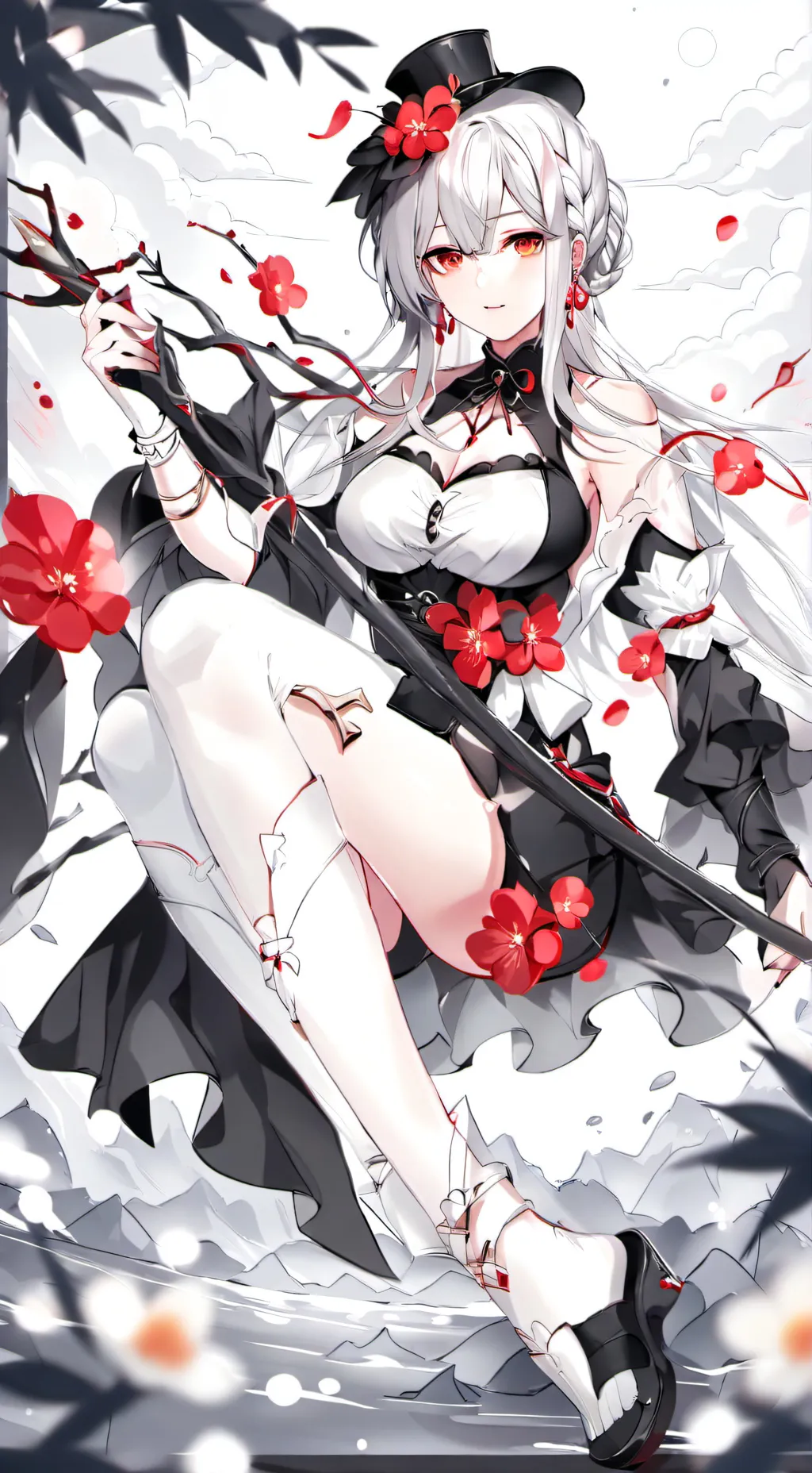 ai character: muzan,you hashira background