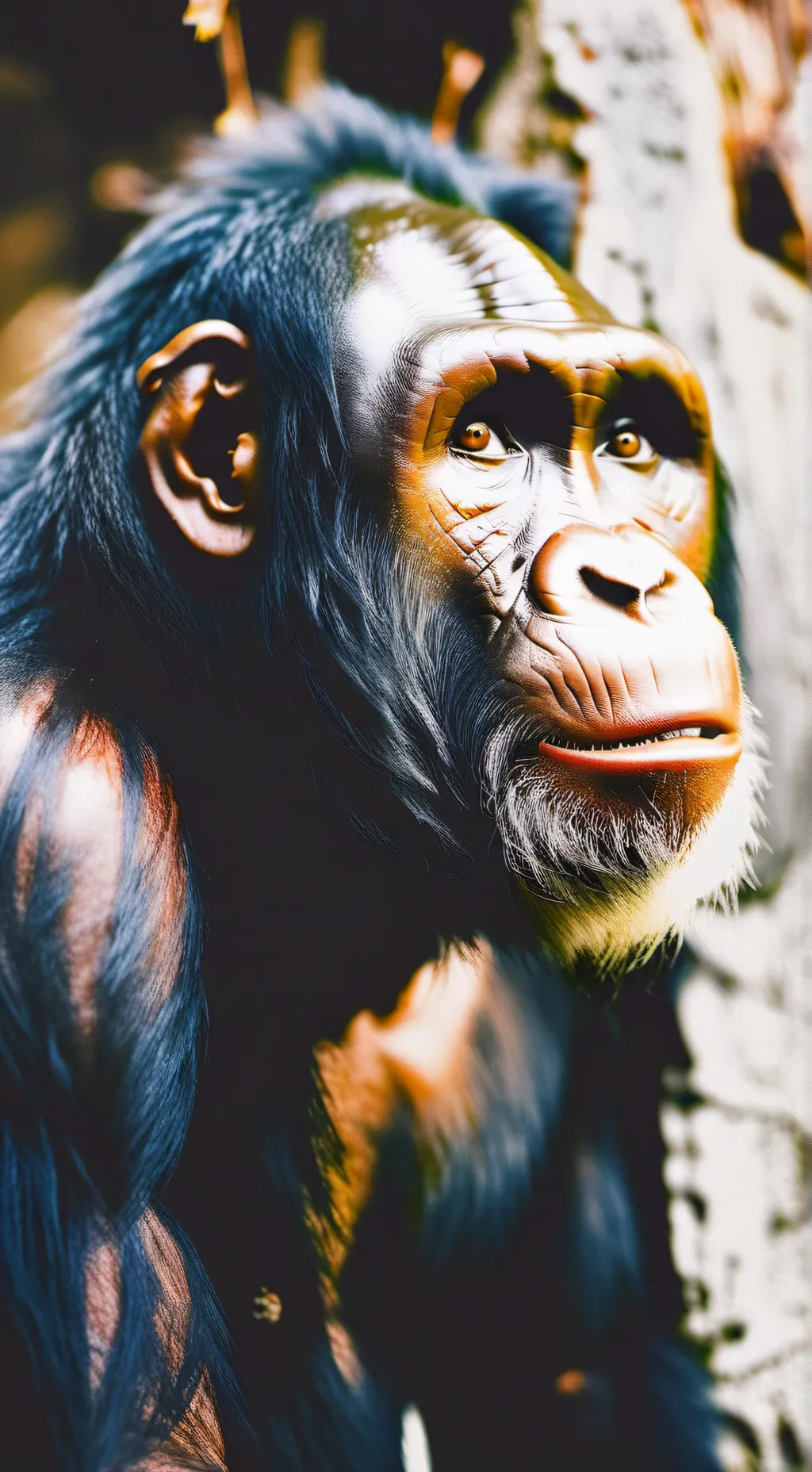 ai character: Human Evolution  background