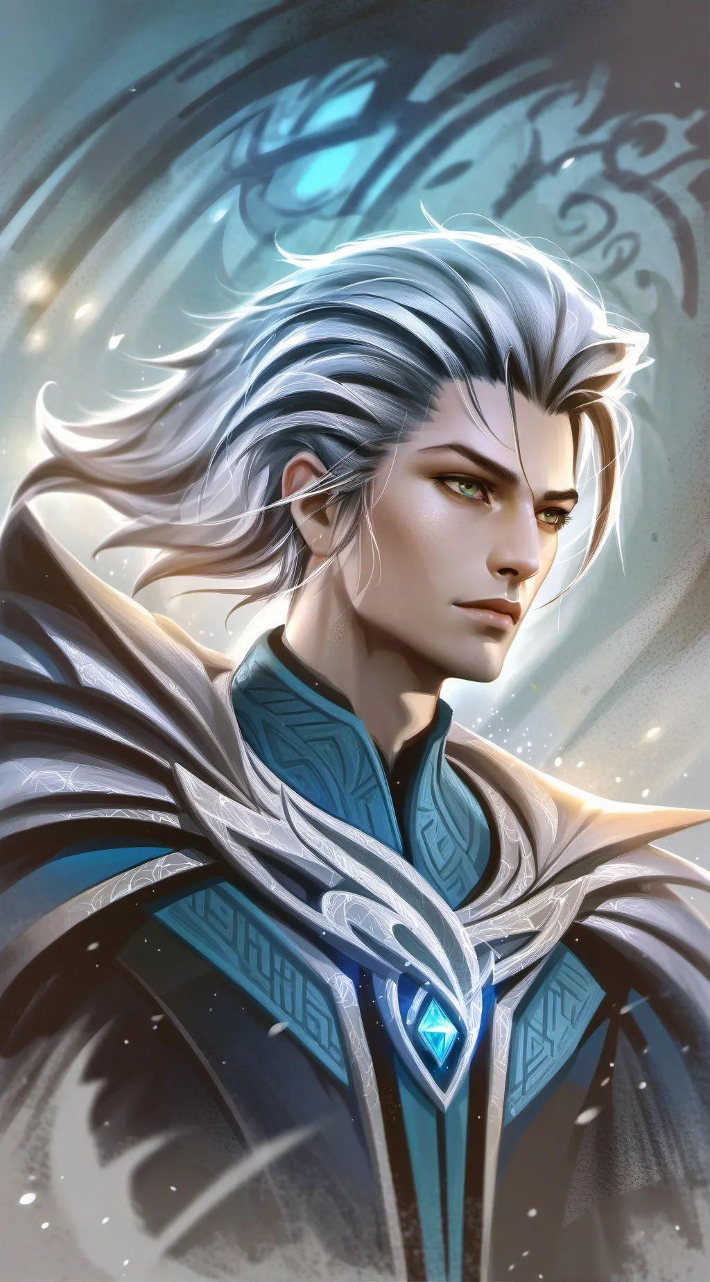 ai character: ким background