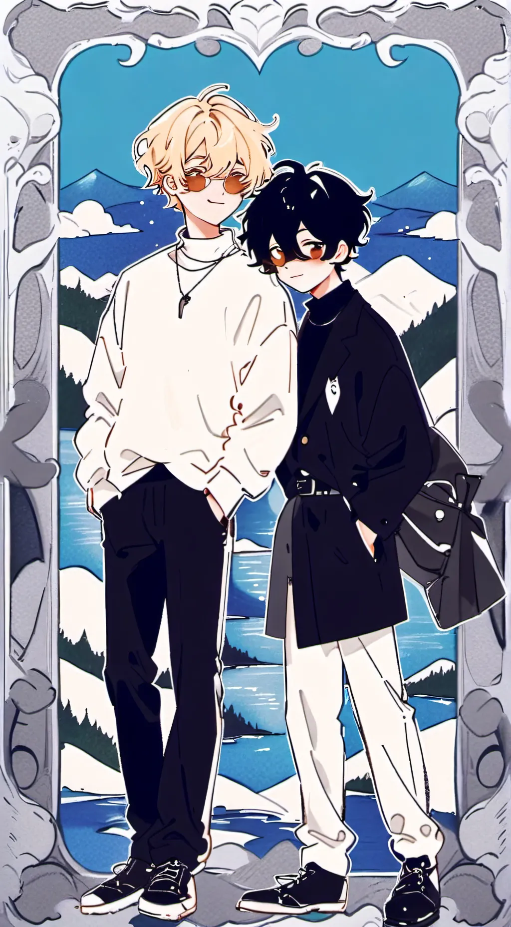 ai character: +SOLANGELO+ background