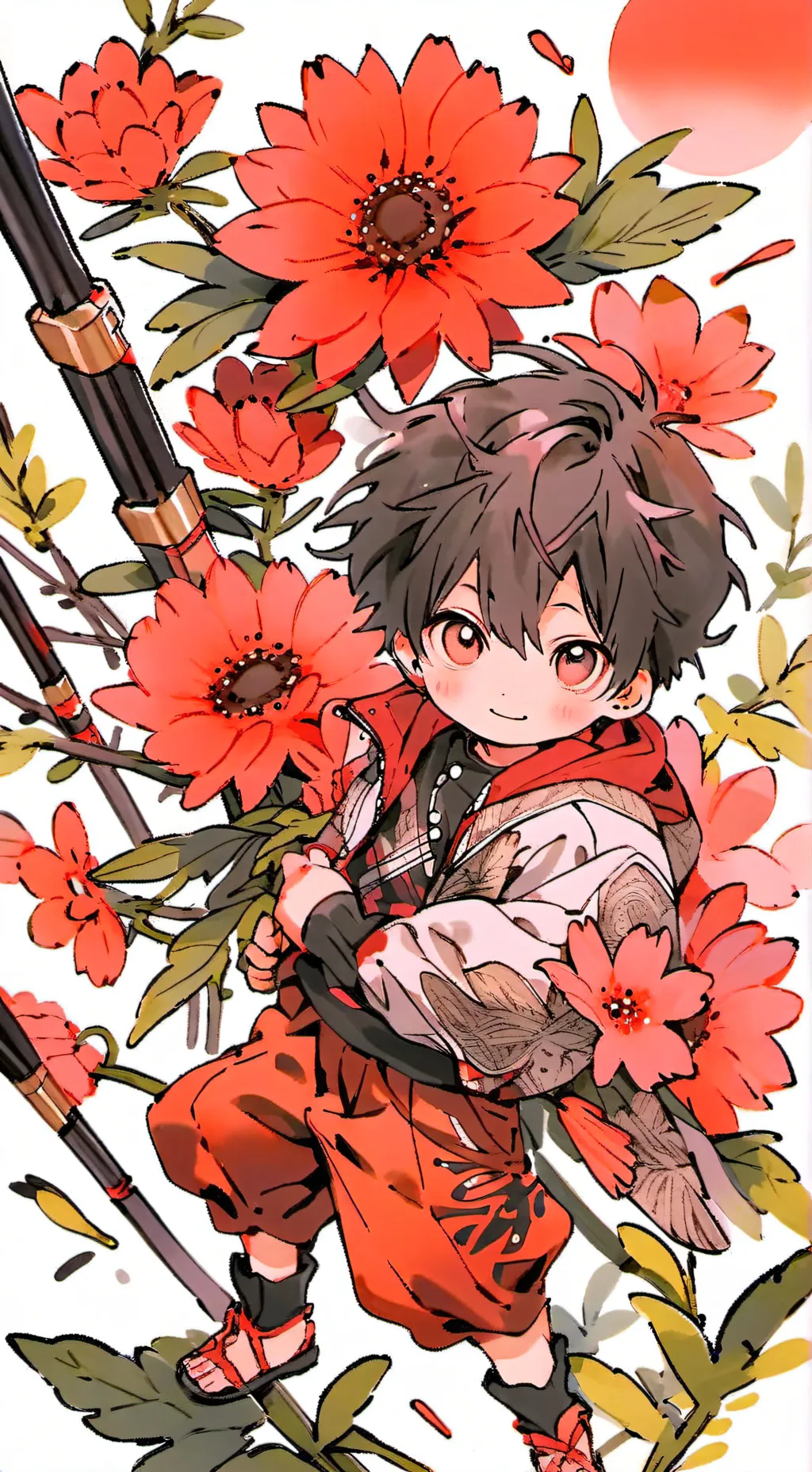 ai character: mha x jjk background