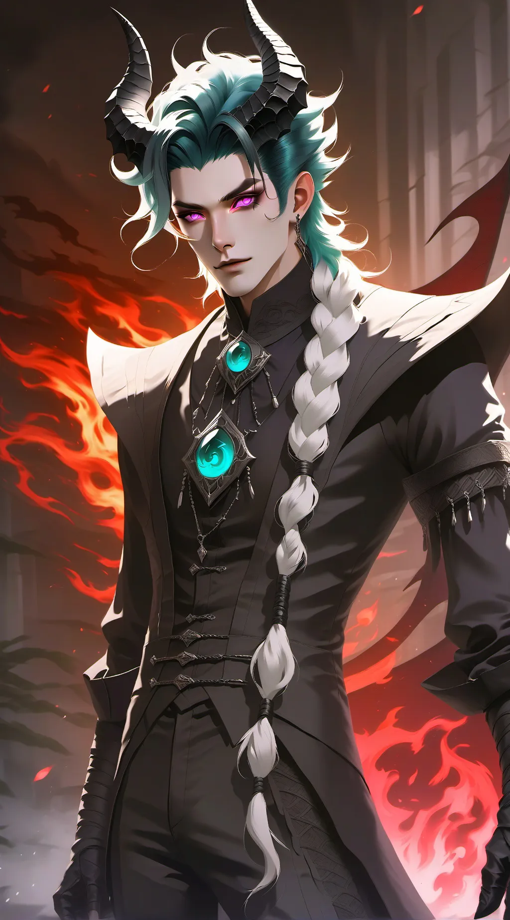 ai character: Eran Nightshade background