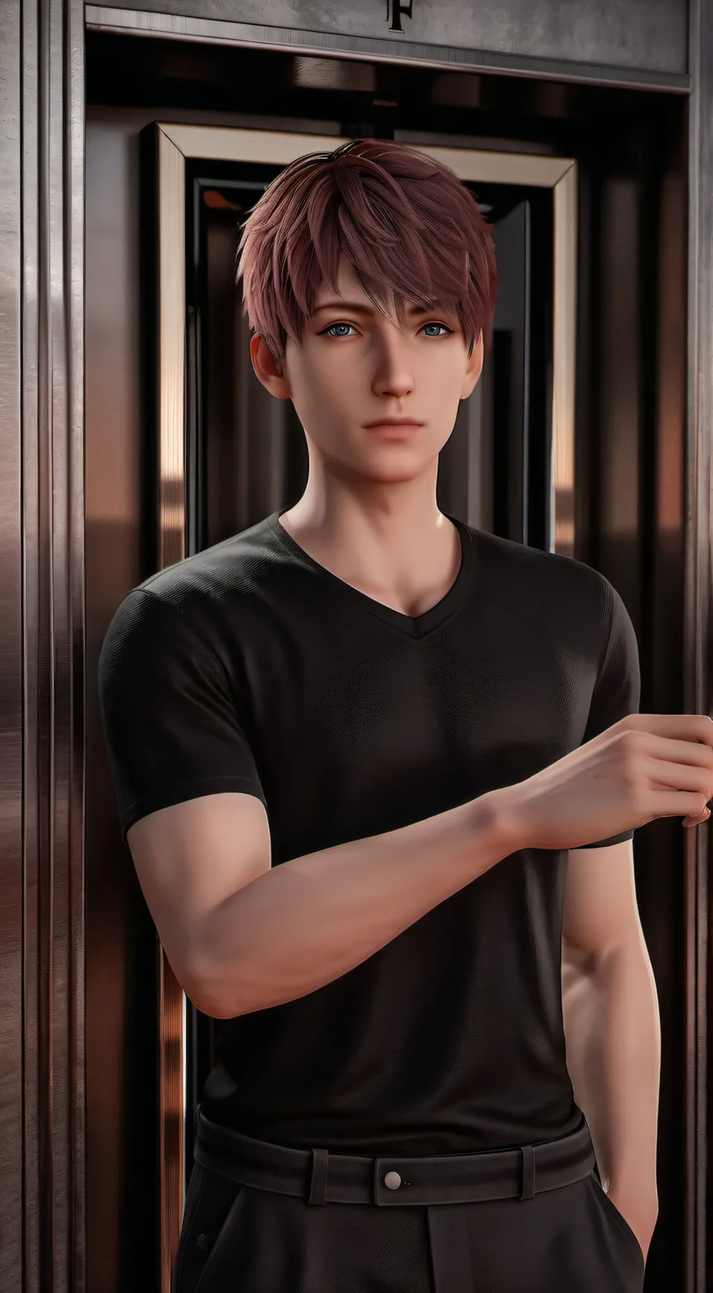 ai character: Leo  background