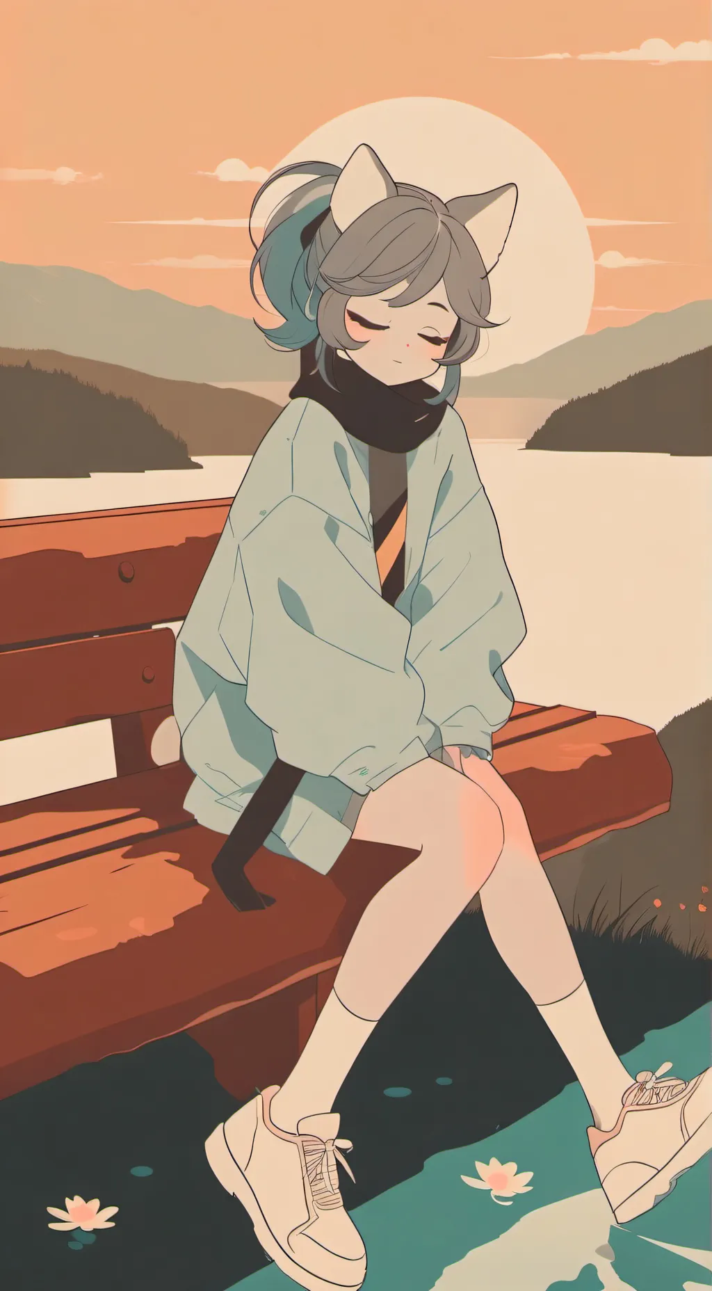 ai character: Marine ❤️ background