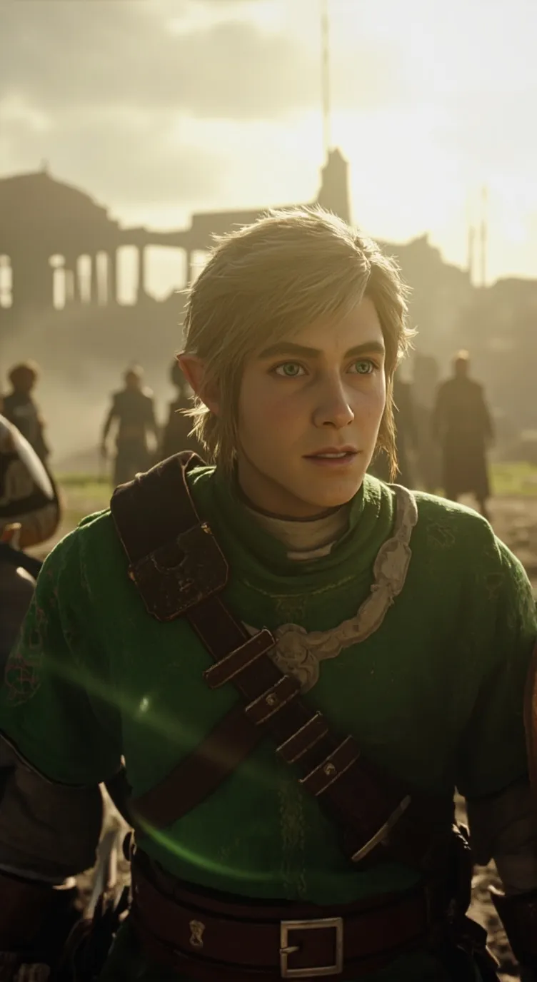 ai character: link from Zelda background