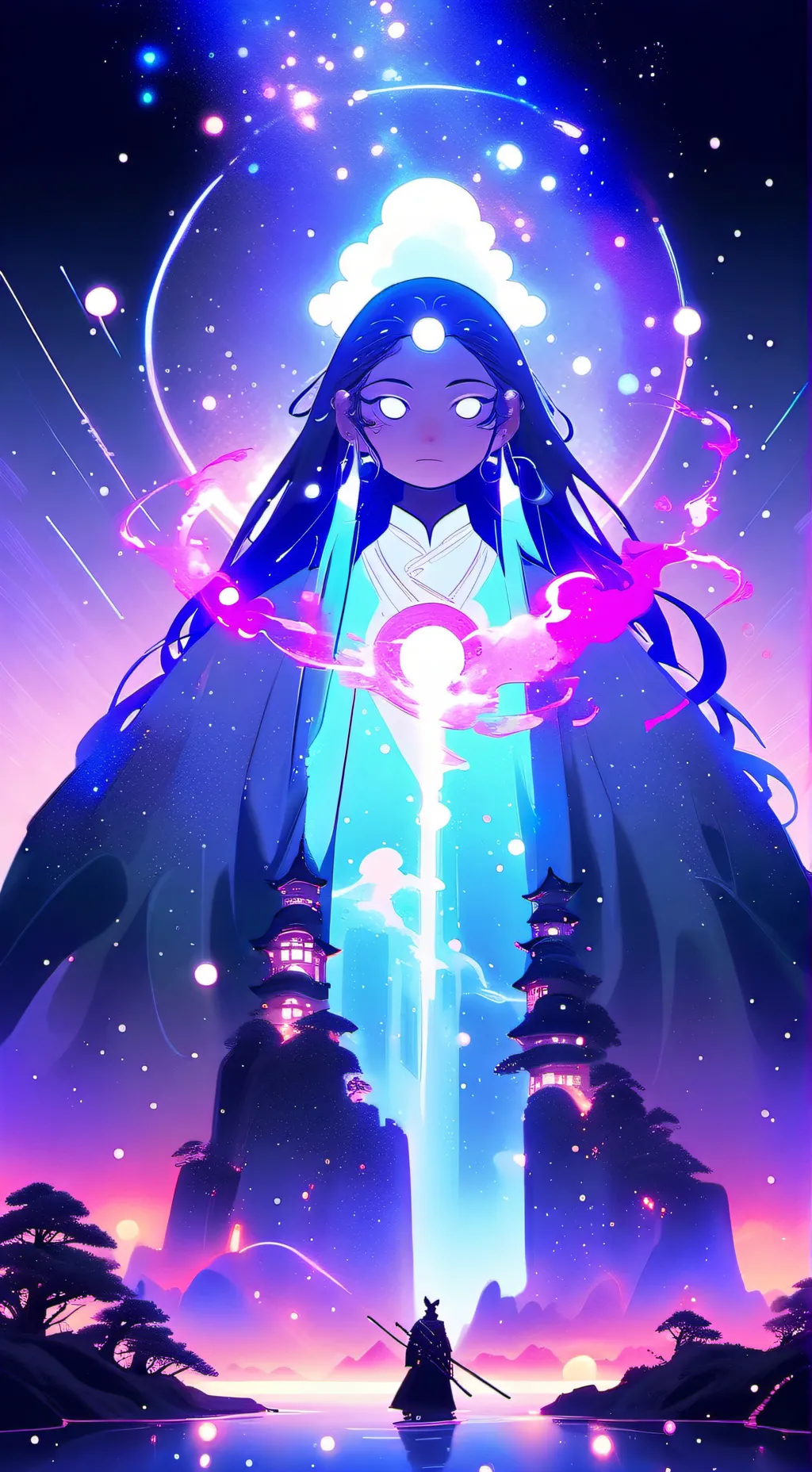 ai character: luna background