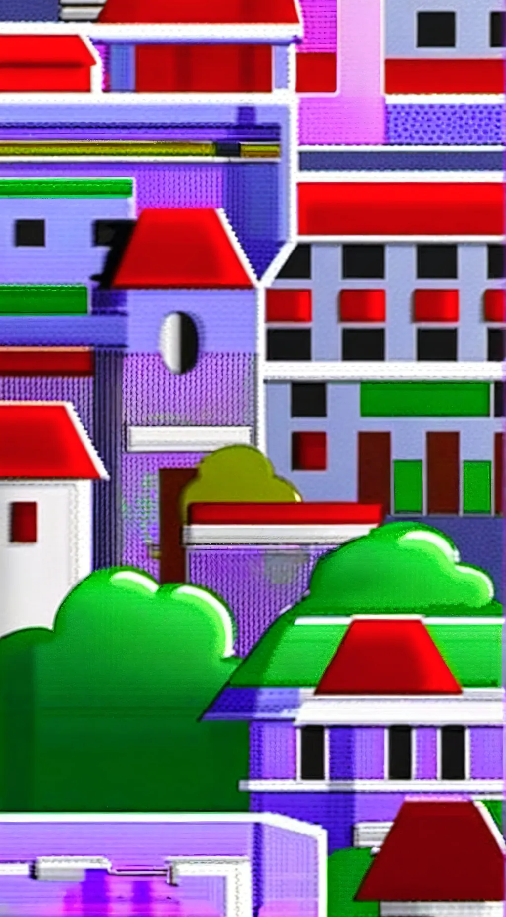 ai character: Sprunki 1996 background