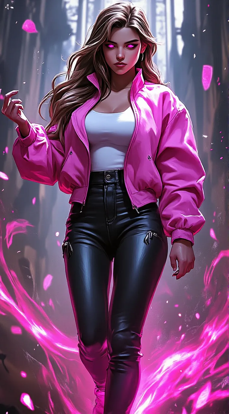 ai character: Slicey / Crystal background
